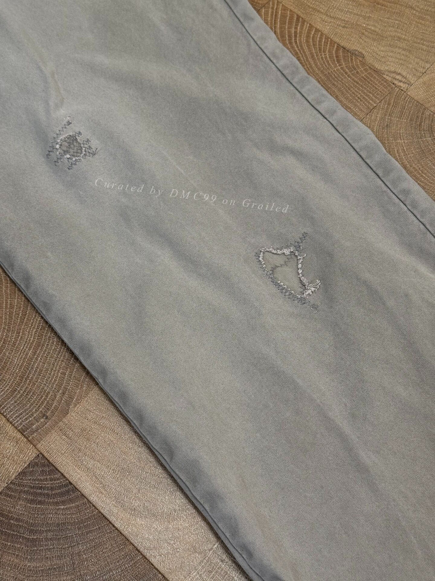 VISVIM 21AW ICT GIFFORD PANTS DMGD — detail