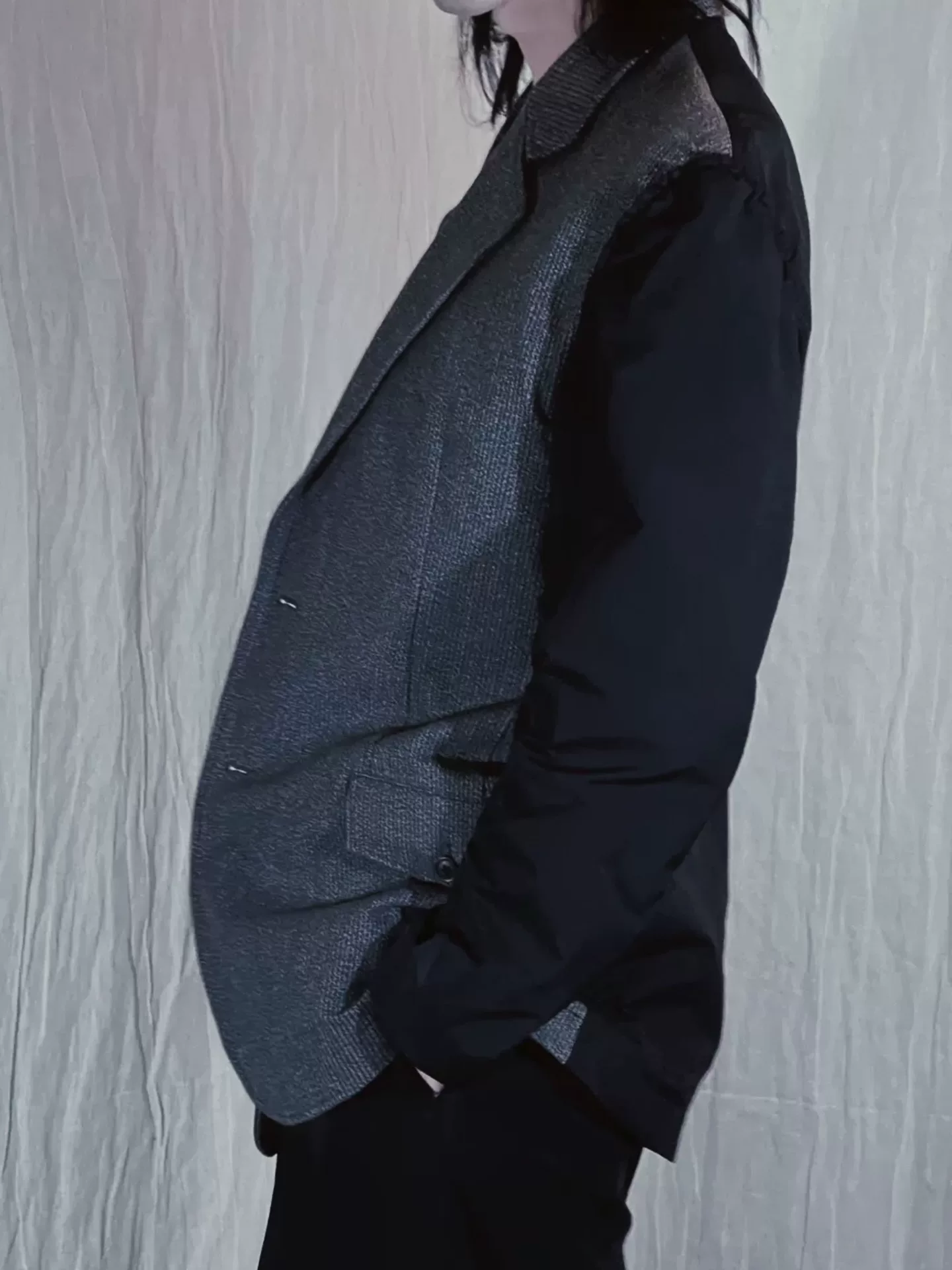 Yohji Yamamoto 17AW Deconstructed Blazer — label
