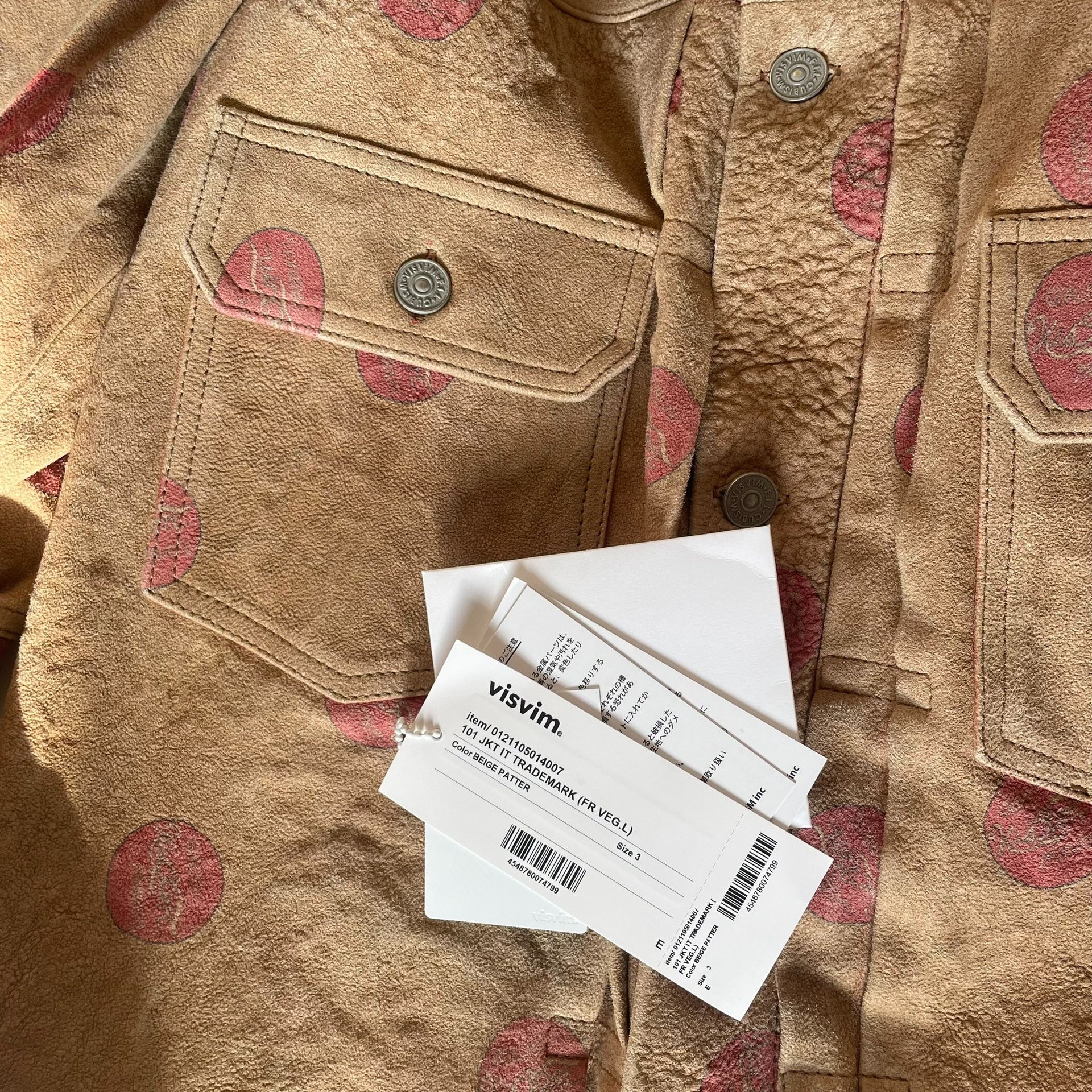 visvim 21ss 101 JKT Sheepskin Jacket — back