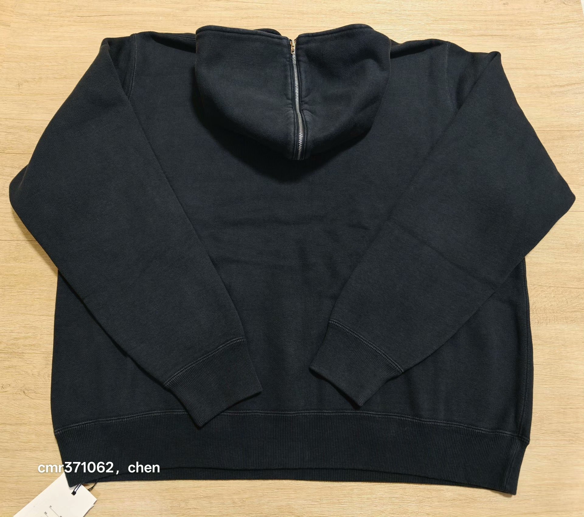 A.PRESSE 26SS Vintage Sailor Half Zip Hoodie — label