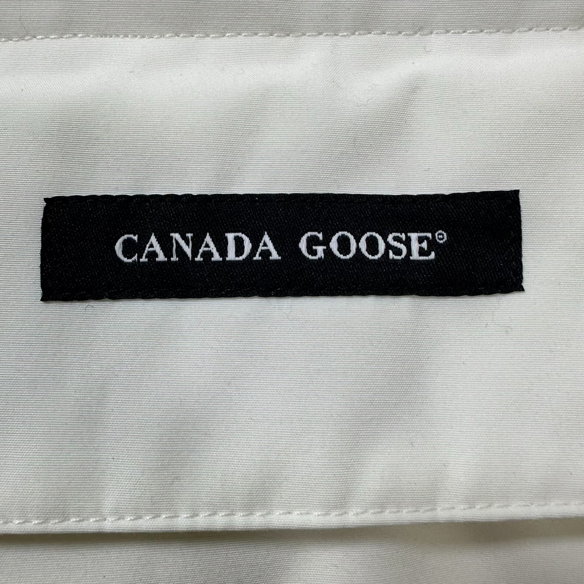 Canada Goose Expedition Fusion Fit Long Down Jacket — detail