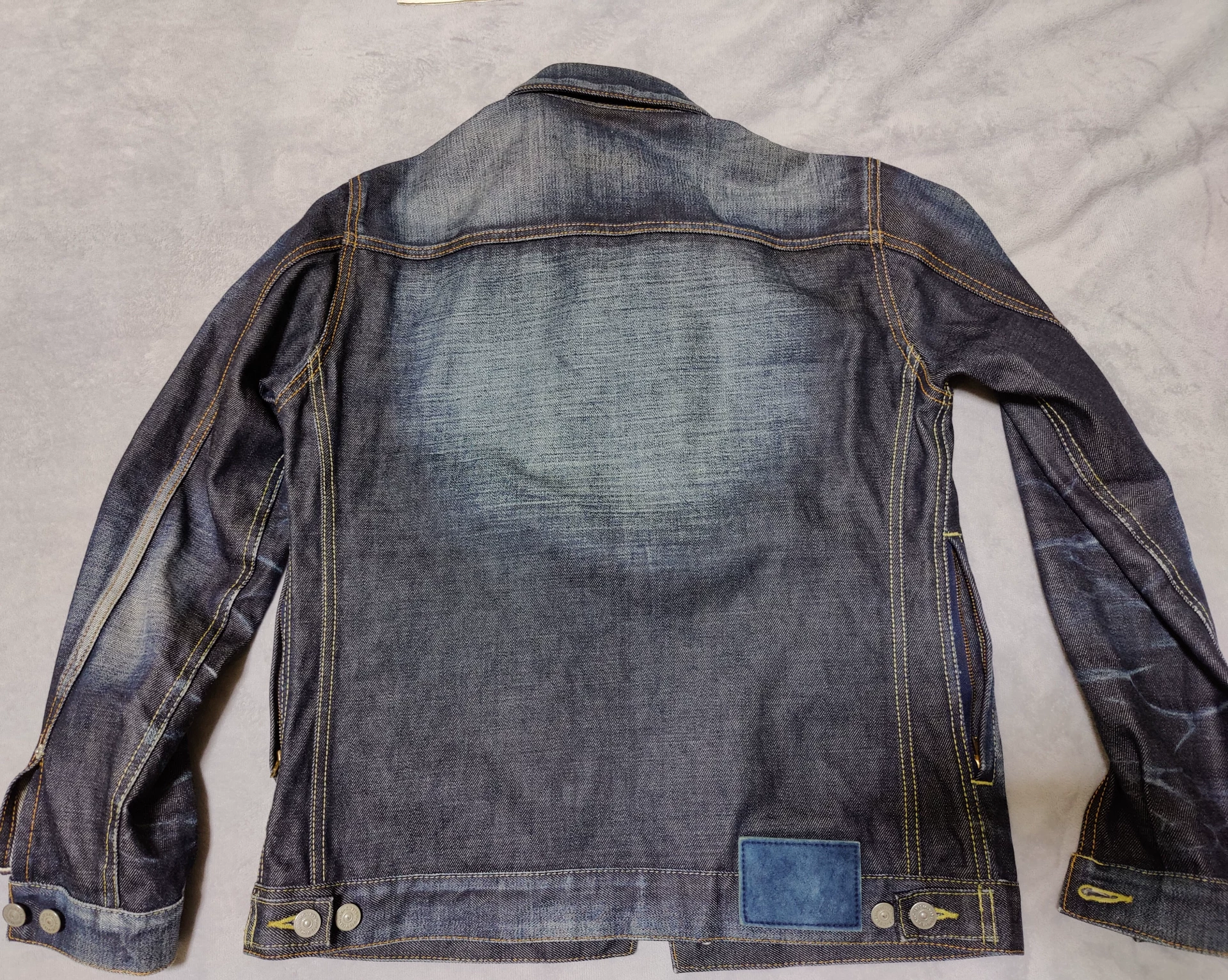 visvim nonwashed 101 denim jacket — front