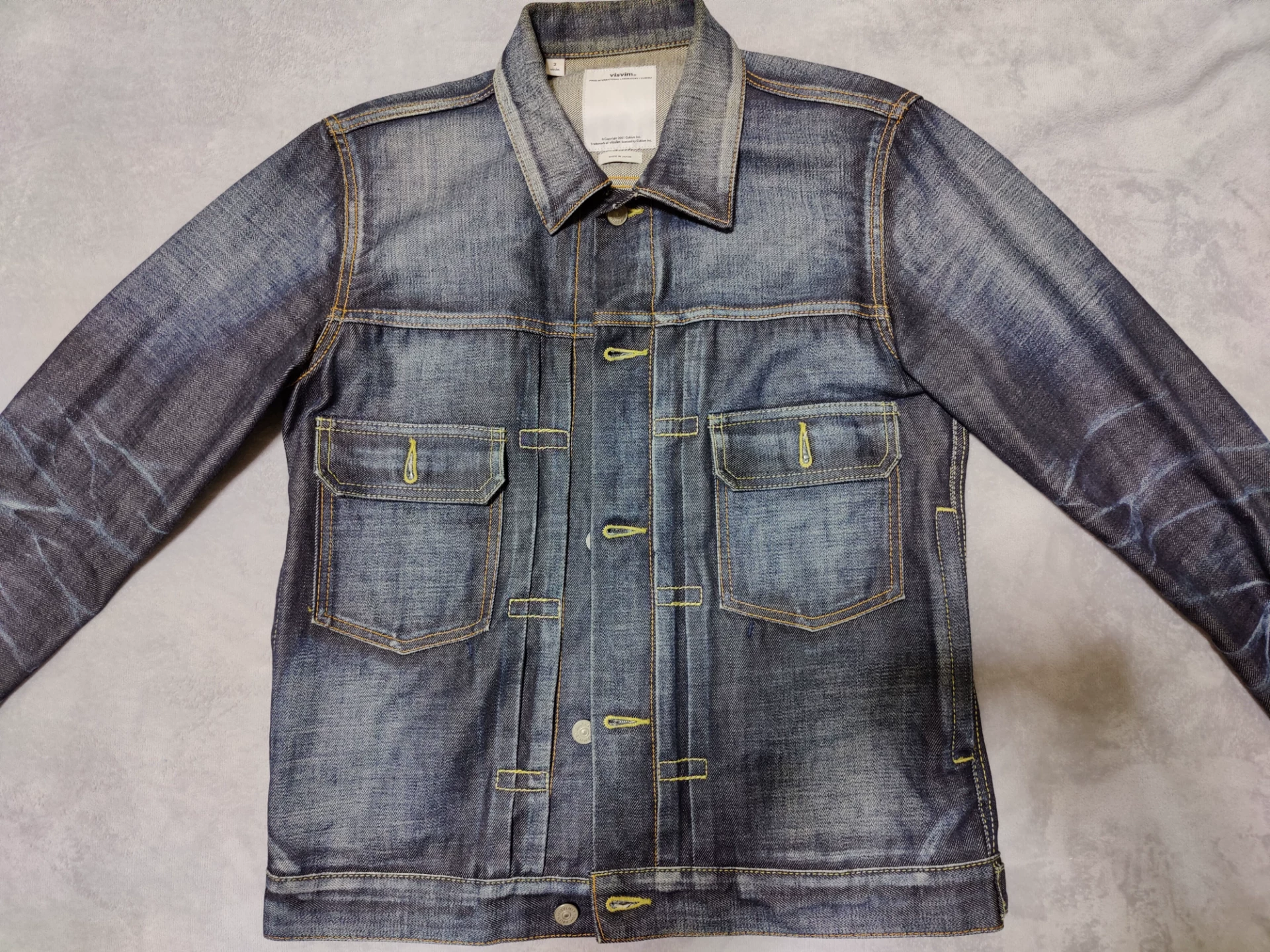 visvim nonwashed 101 denim jacket