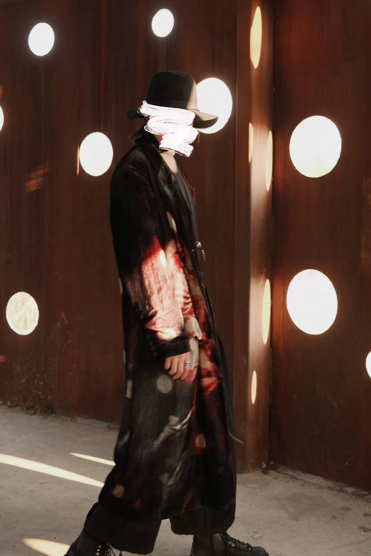 Yohji Yamamoto 23SS Silk Velvet Coat — back