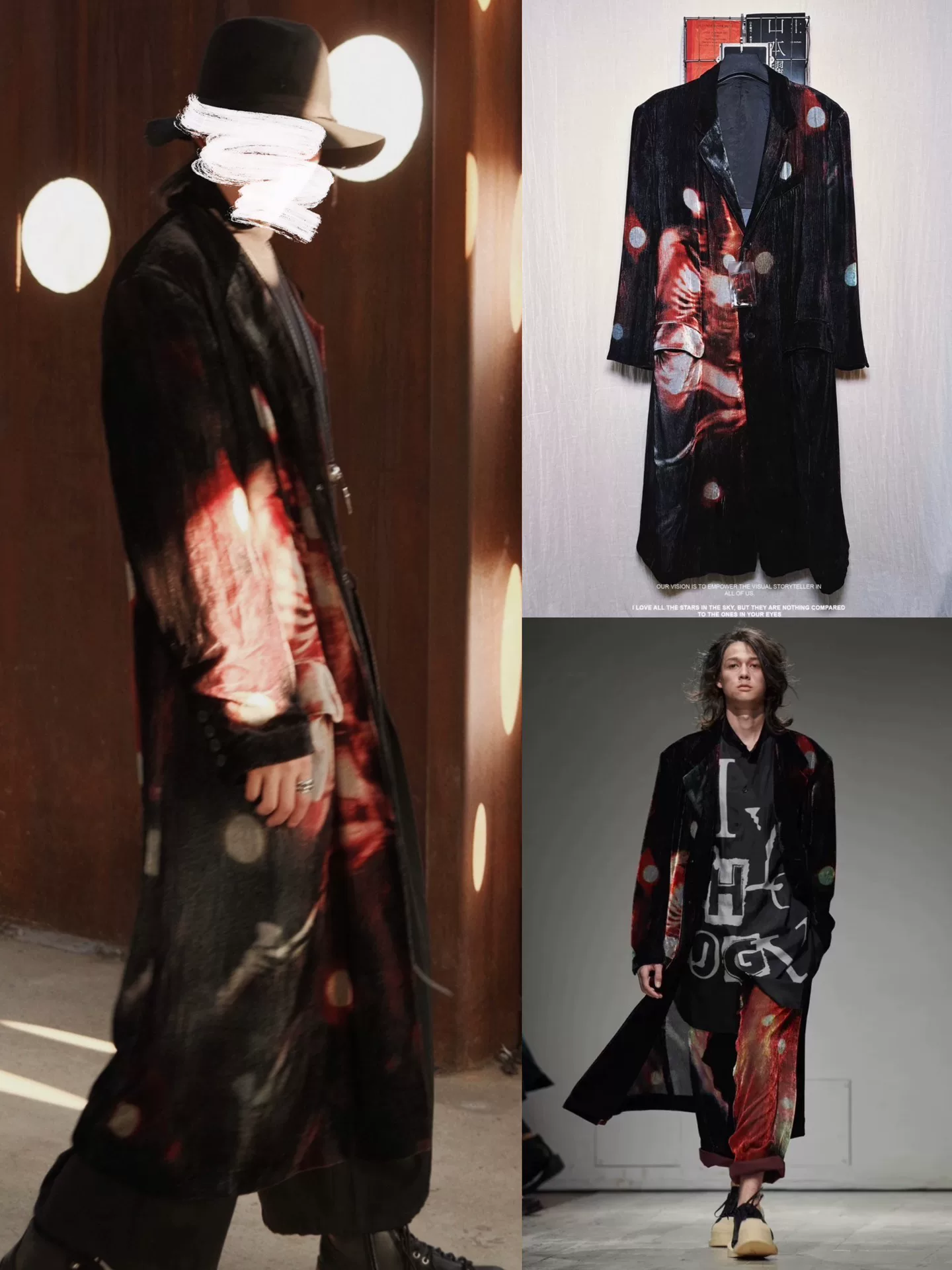 Yohji Yamamoto 23SS Silk Velvet Coat