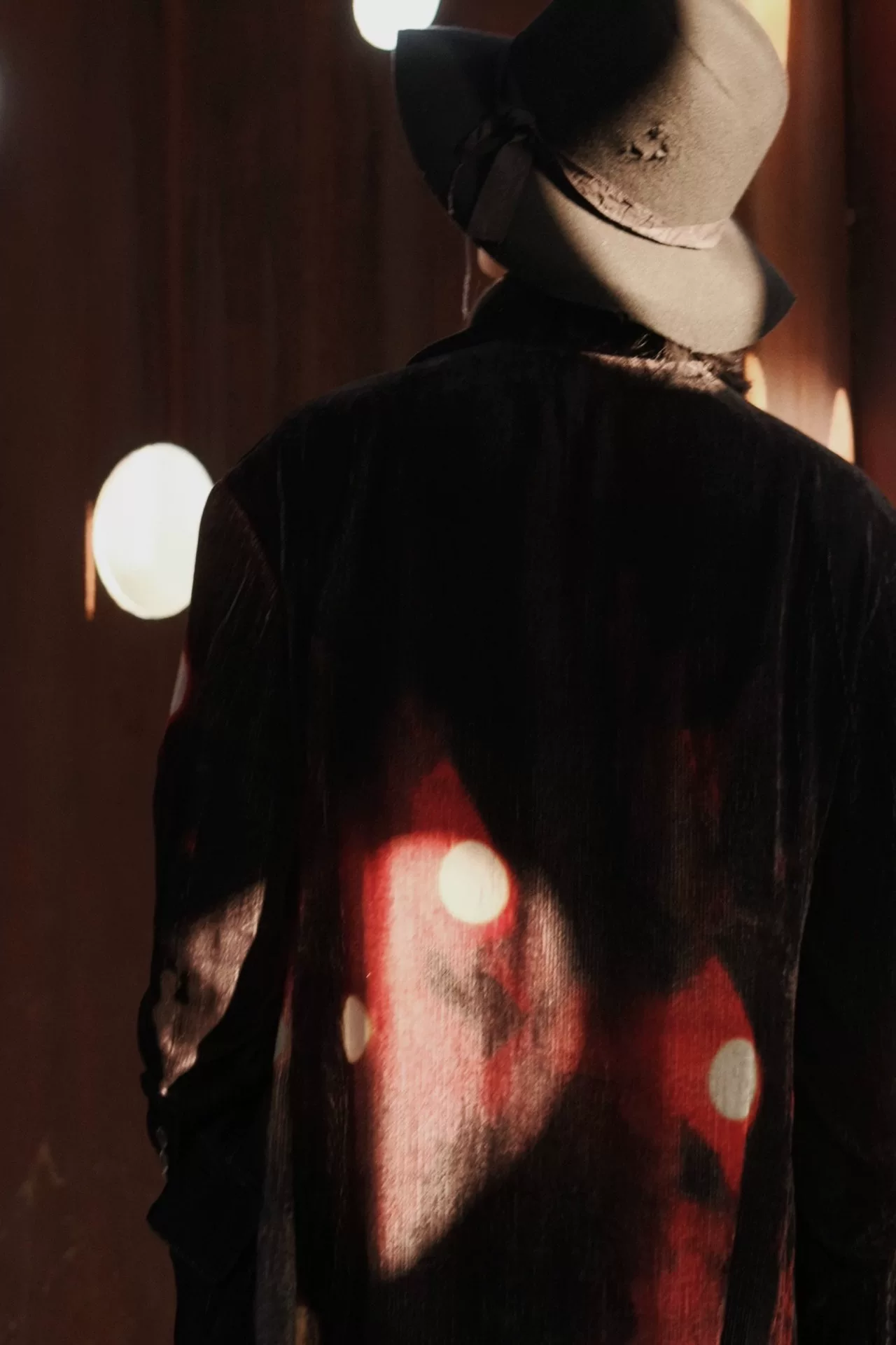 Yohji Yamamoto 23SS Silk Velvet Coat — label
