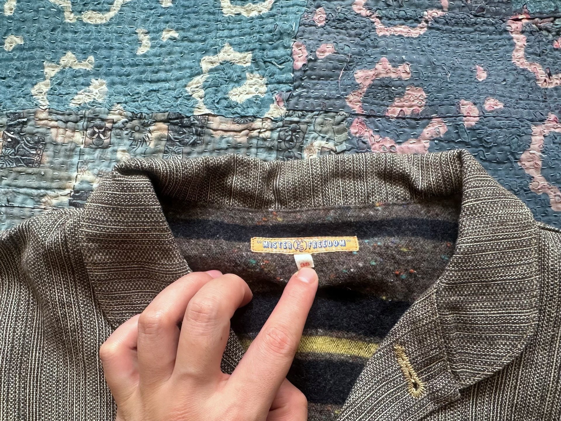 Mister Freedom Shawl Collar Jacket — detail