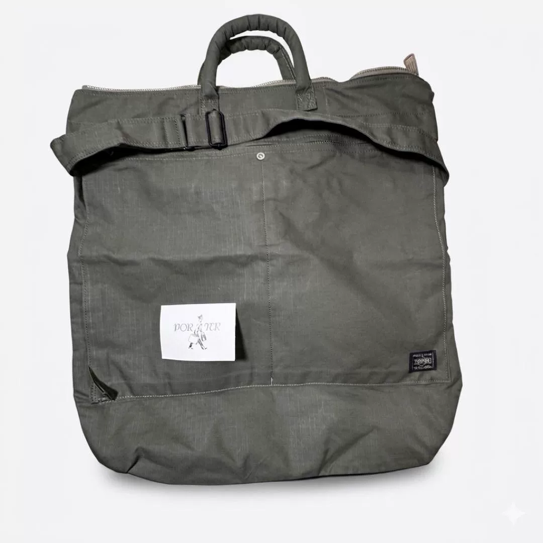 Porter Vintage Discontinued Helmet Shoulder Bag — front