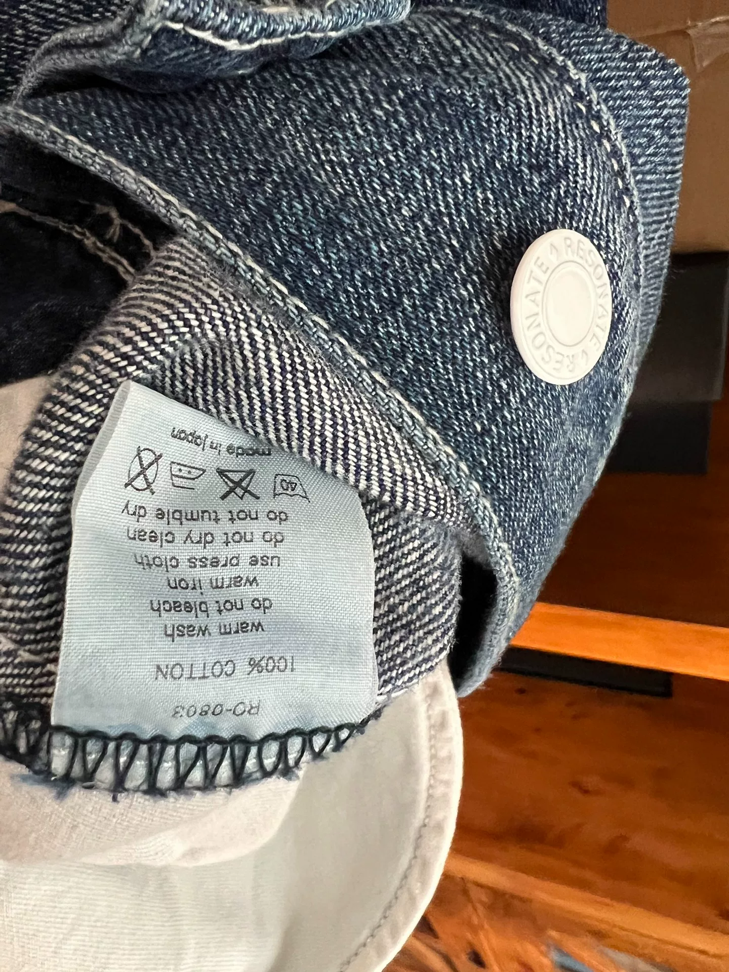 Resonate Hiroshi Fujiwara Goodenough Jacket — label