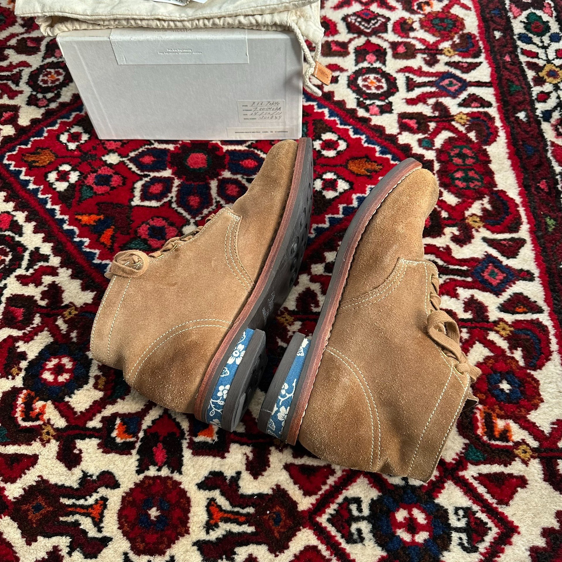 VISVIM 13AW BRIGADIER Boots — label
