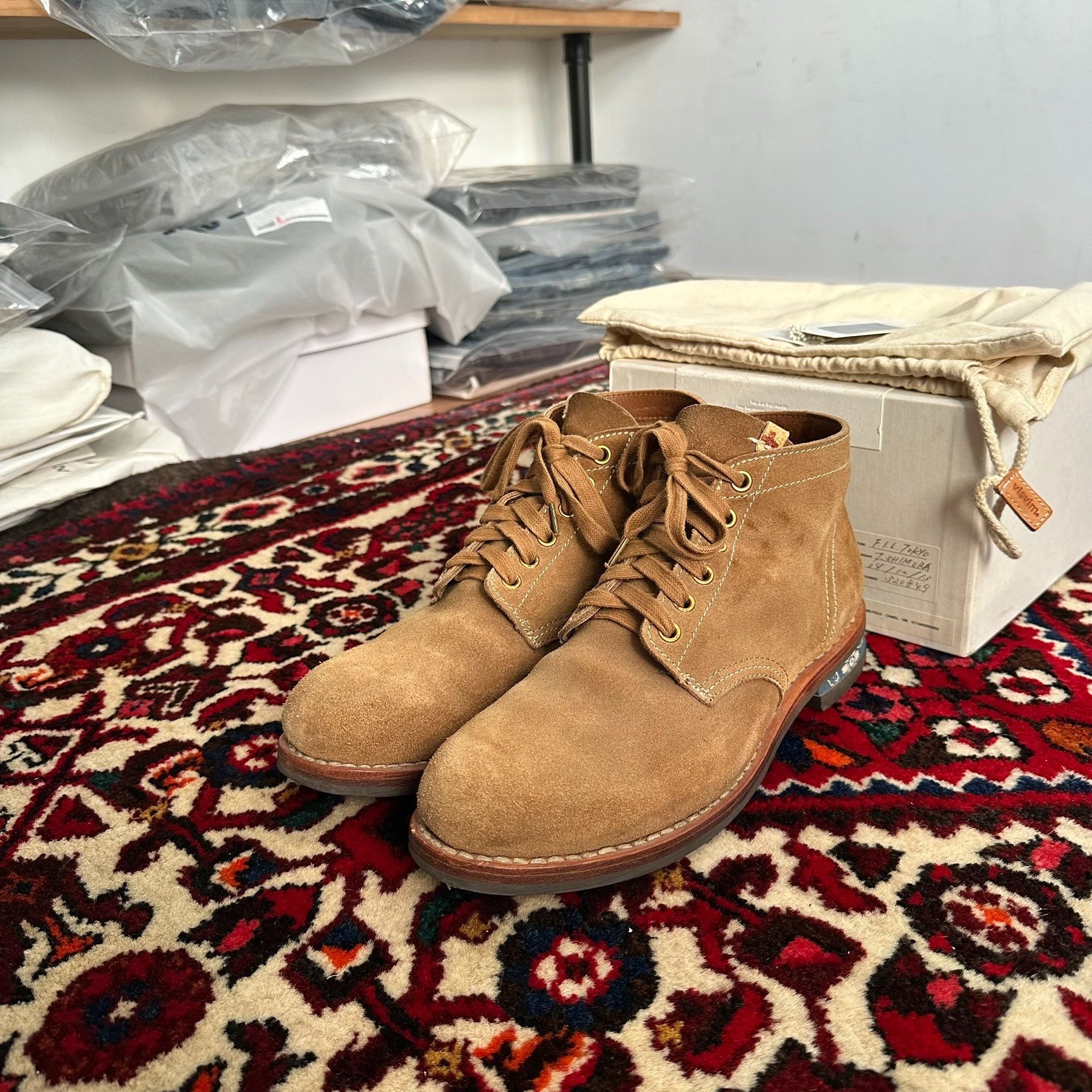 VISVIM 13AW BRIGADIER Boots — detail