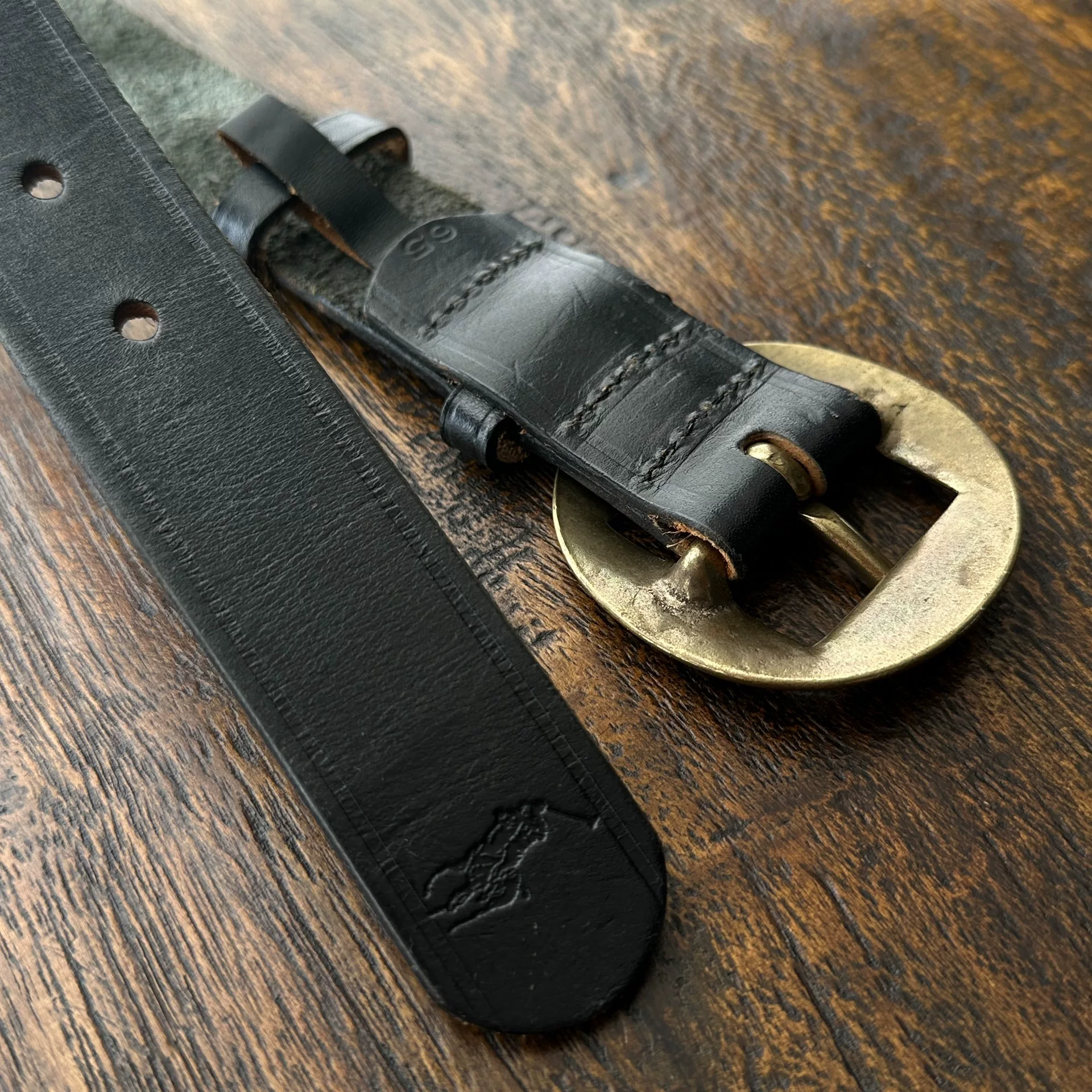Polo Ralph Lauren Vintage Brass Belt — label