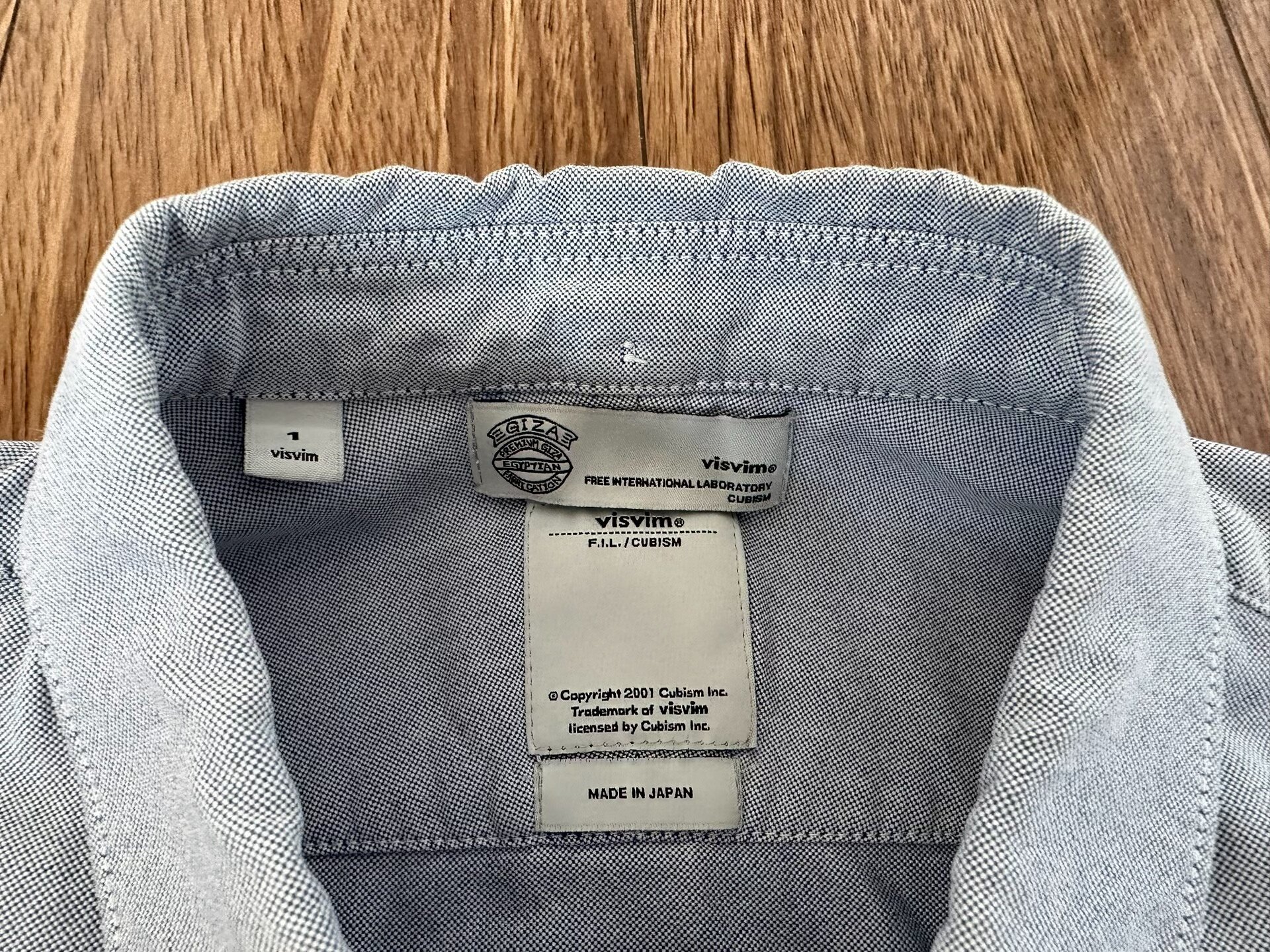 VISVIM ALBACORE SHIRT L/S KOFU — back