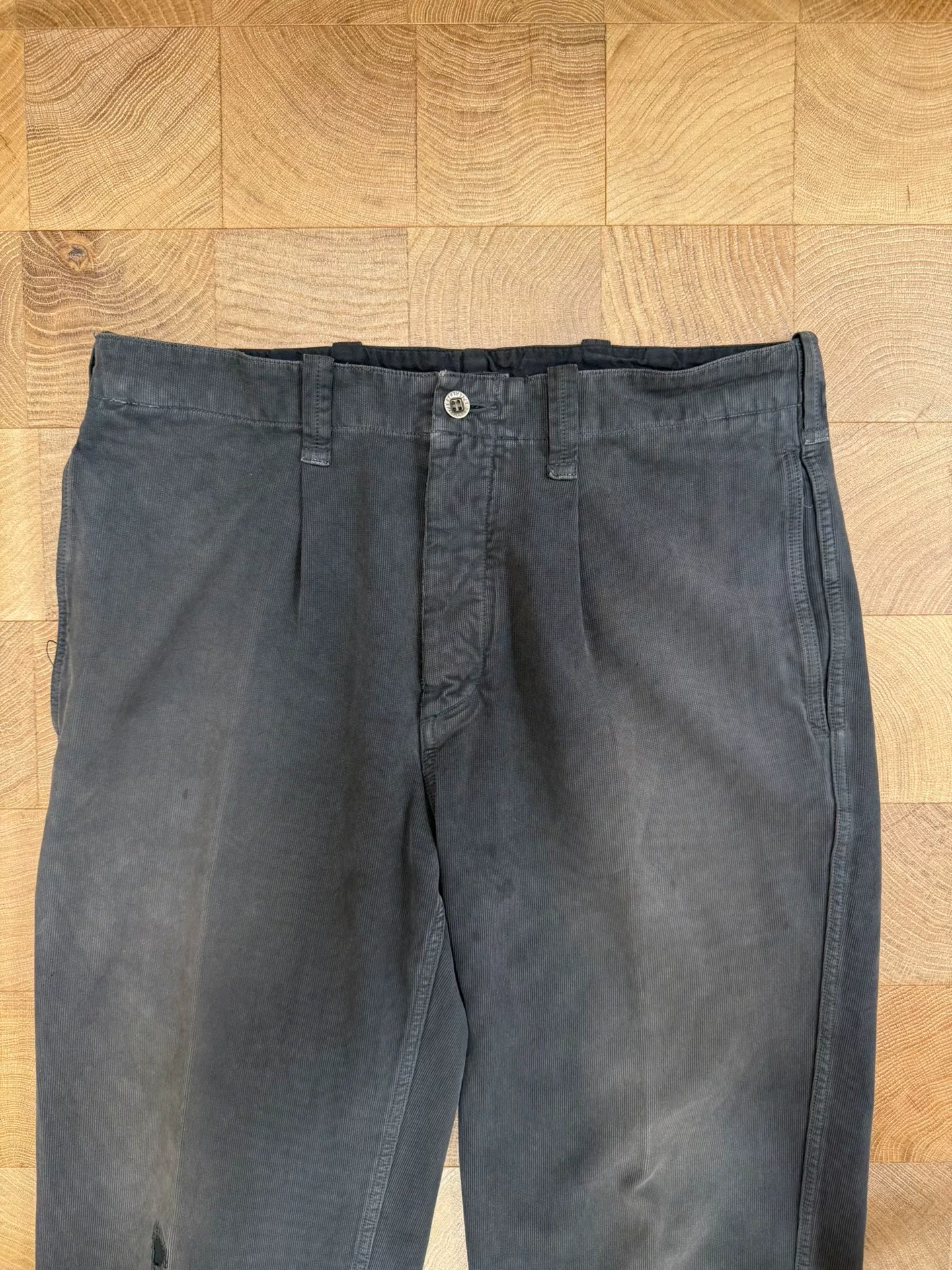 visvim 22ss Gifford DMGD pants — detail