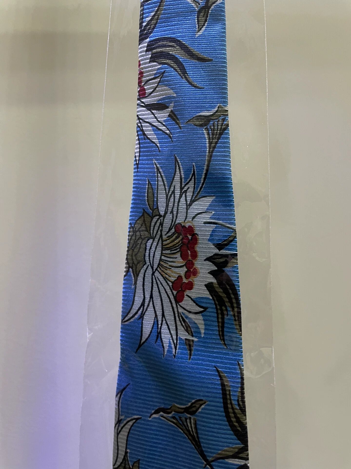 Yohji Yamamoto Floral Print Tie — front