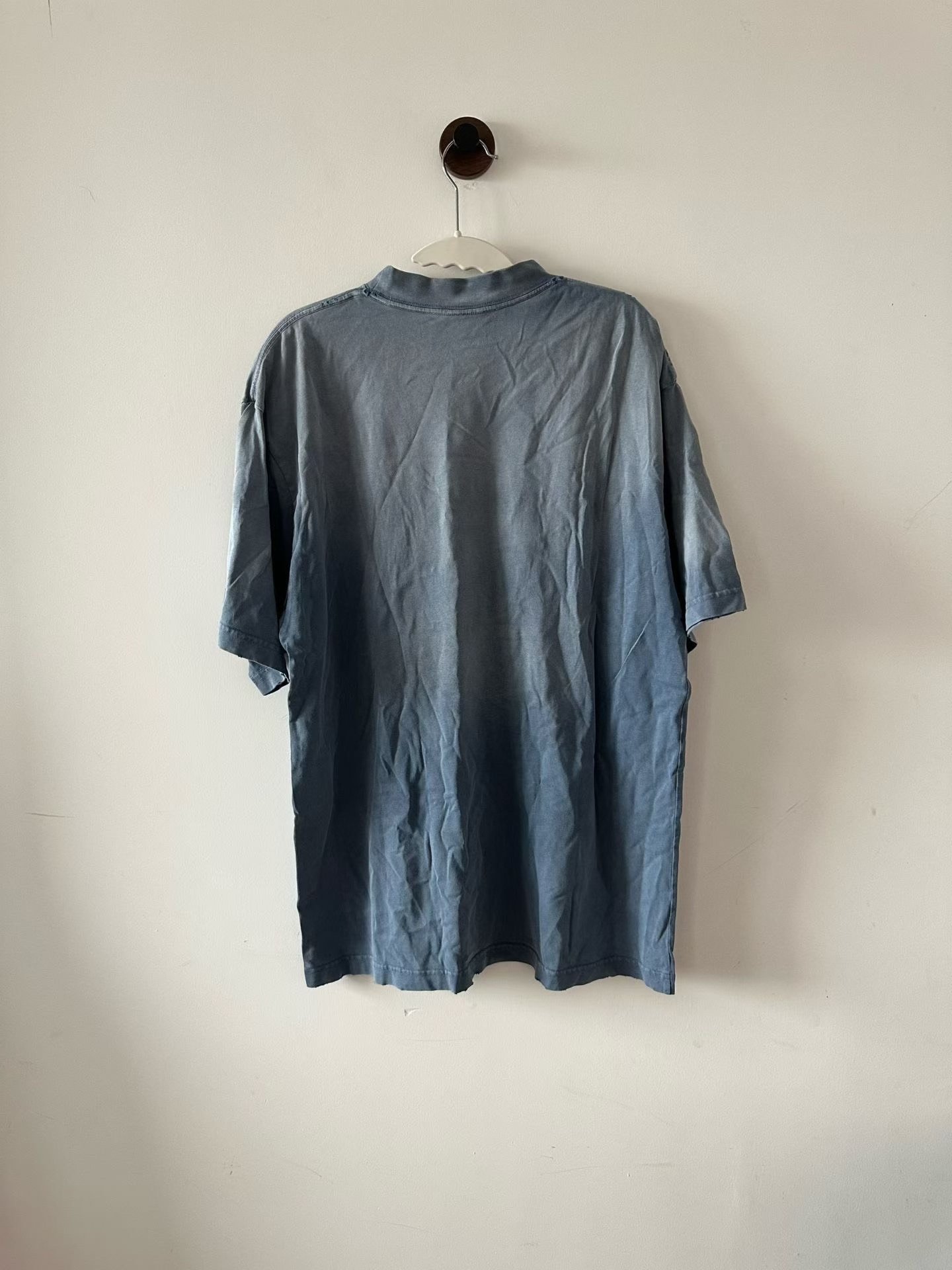 Balenciaga Berkind Distressed Short-Sleeve Tee — front