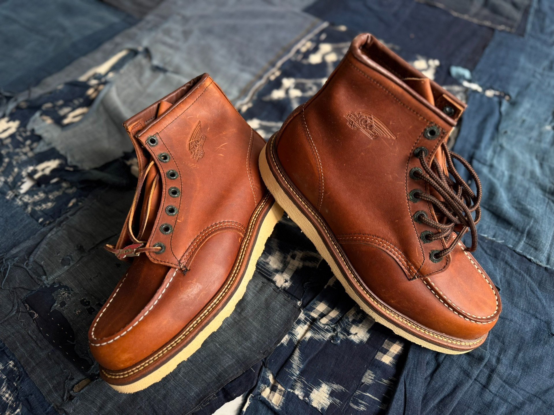 Redwing 1905 100th Anniversary Work Boots — detail
