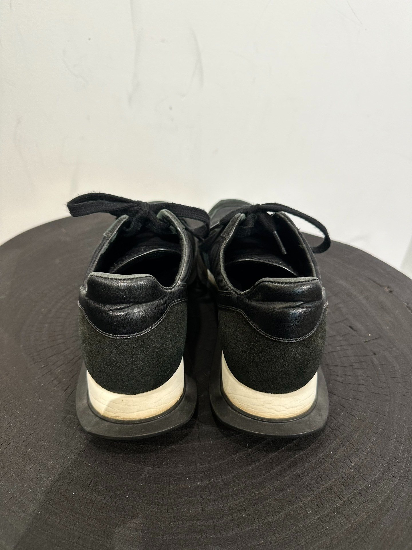 Rick Owens Suede Mesh Low-Top Sneakers — back