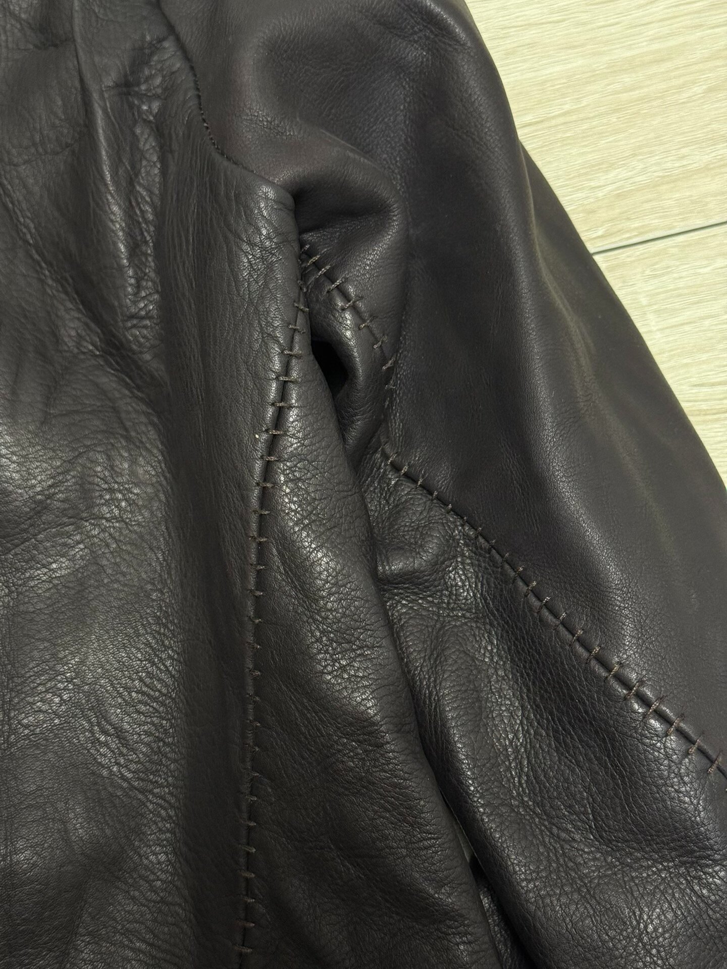 M.A+ by Maurizio Amadei Silver Cross Leather Jacket — label