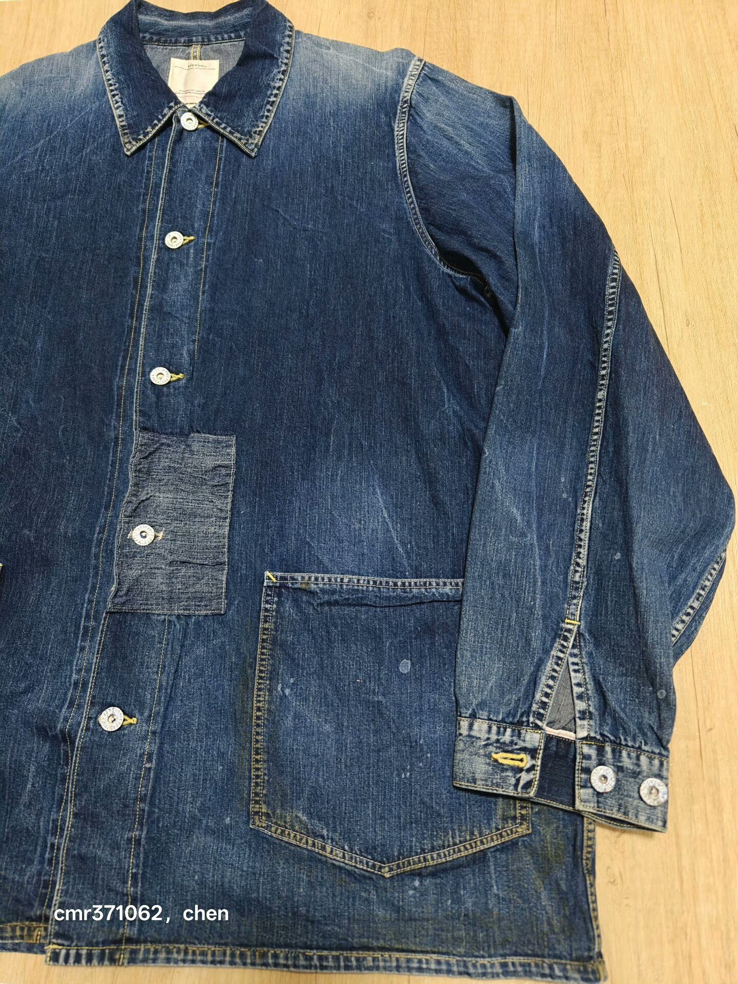 VISVIM 19AW SECTION GANG COVERALL — back