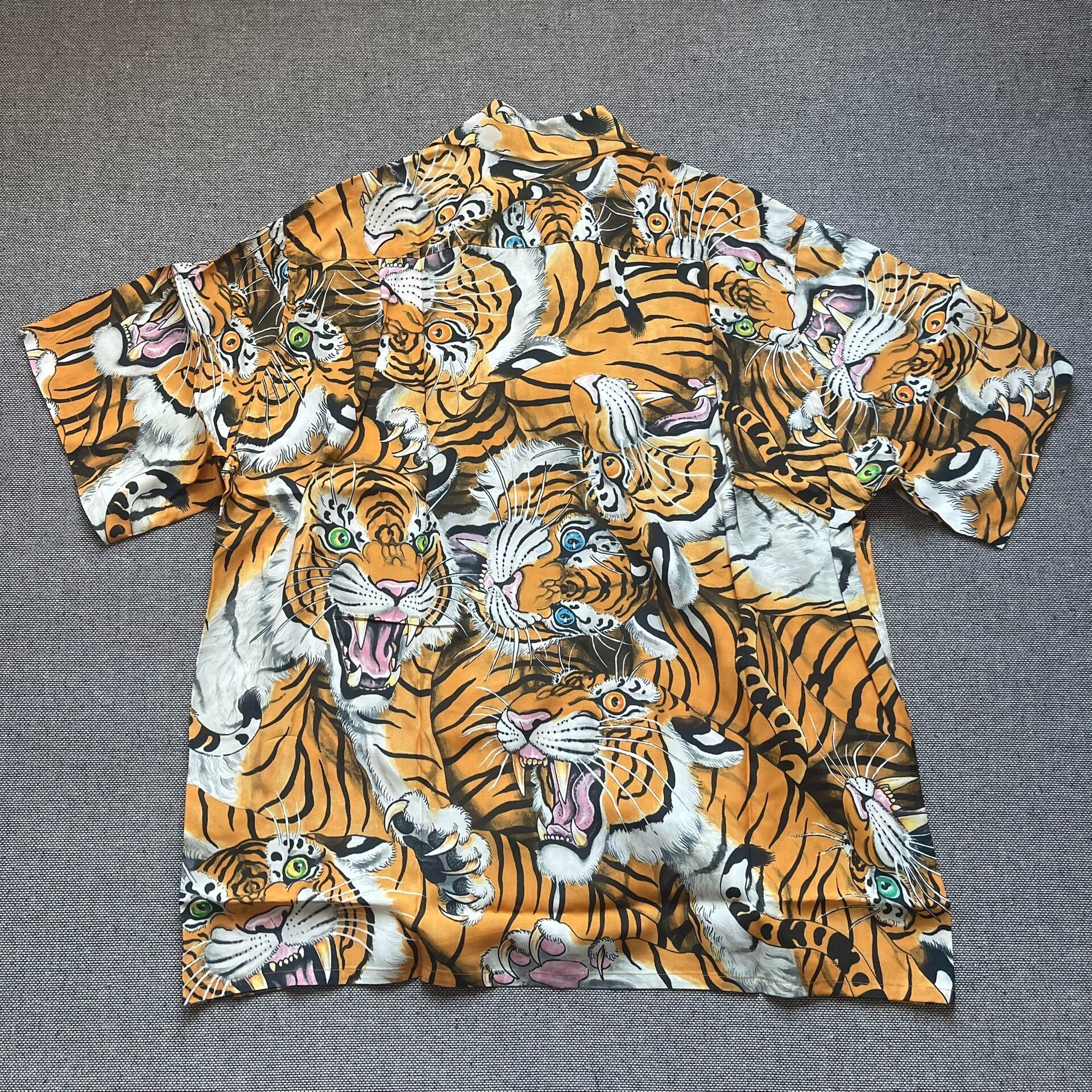 Wacko Maria x Tim Lehi Tigers Hawaiian Shirt — front