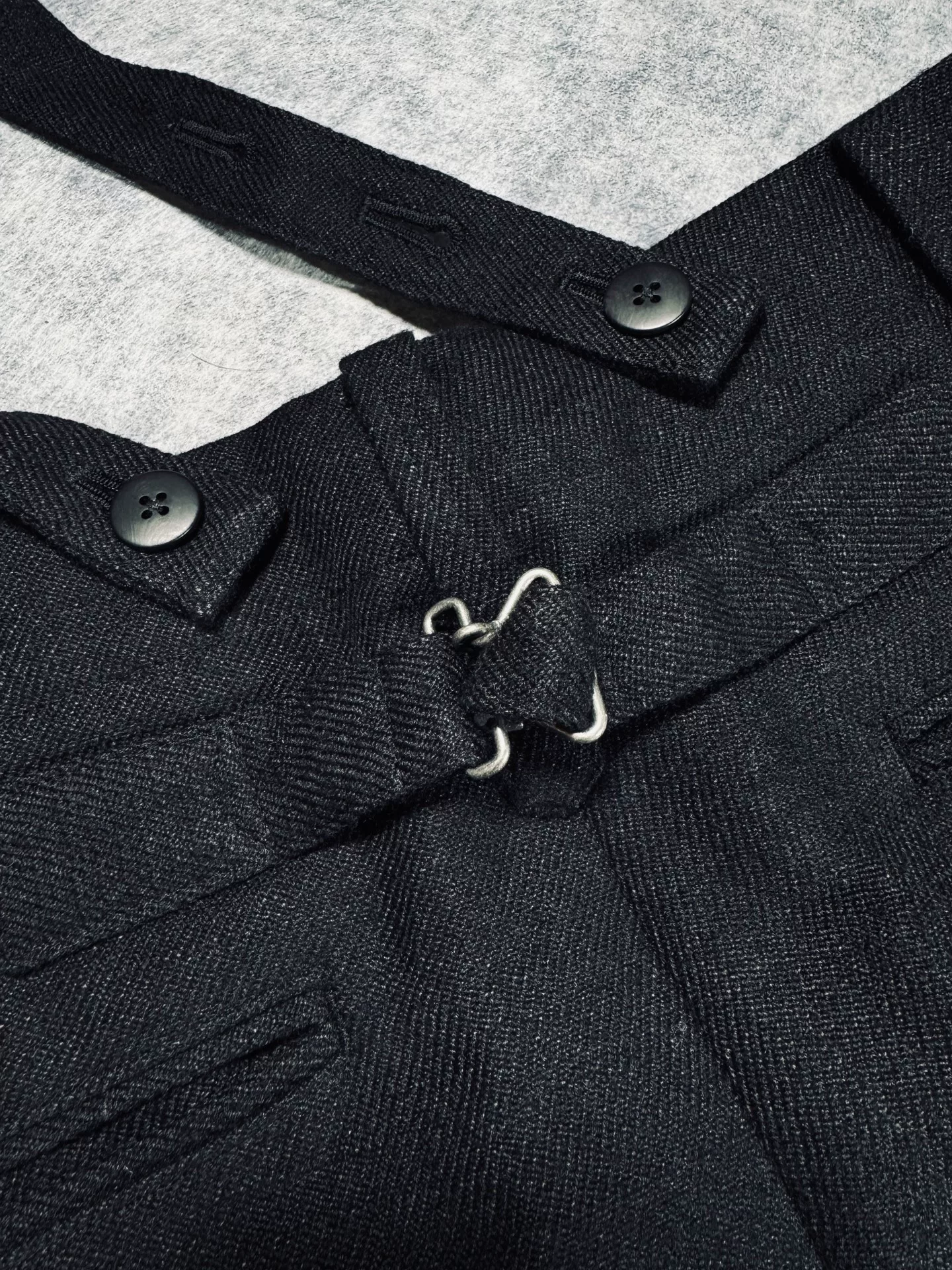 visvim Tupper Wool Suspender Pants 23AW — label