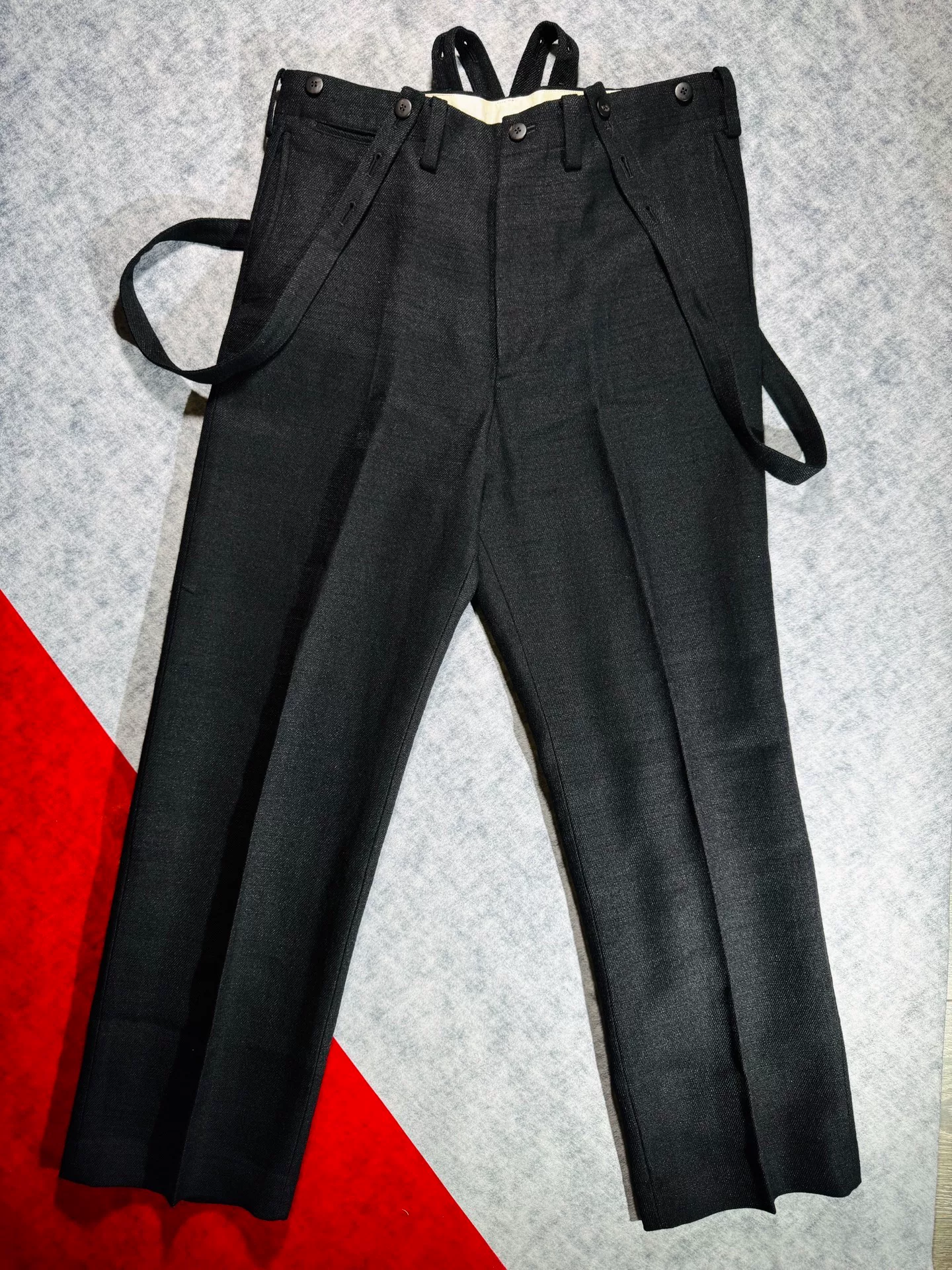 visvim Tupper Wool Suspender Pants 23AW