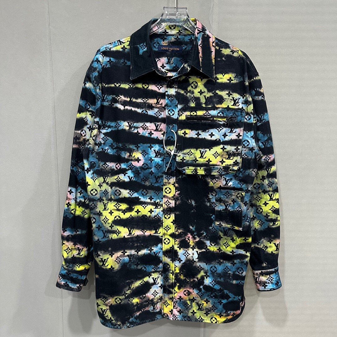 Louis Vuitton Iridescent Monogram Denim Jacket