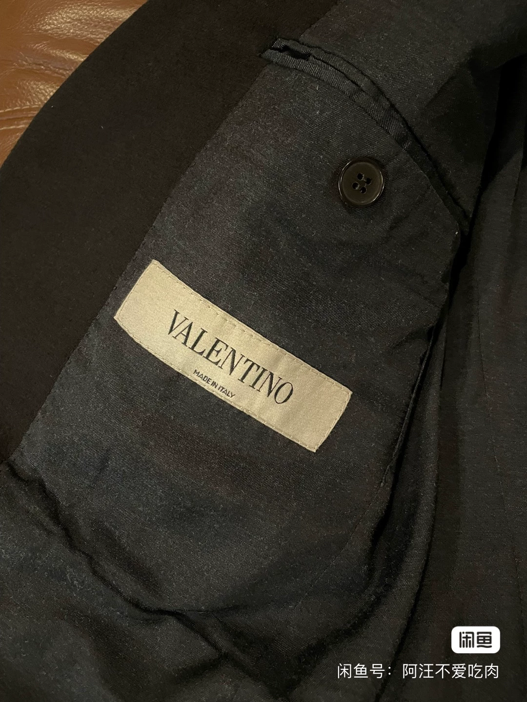 Valentino 100% Cashmere Suit Jacket — back