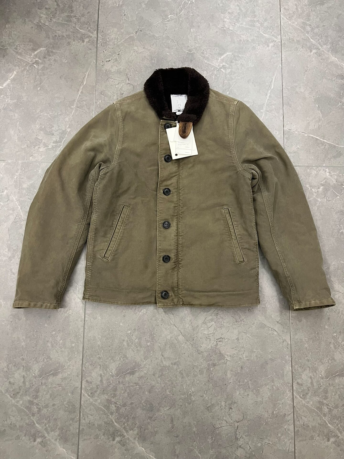 visvim 17AW Deckhand Alpaca Windproof Jacket
