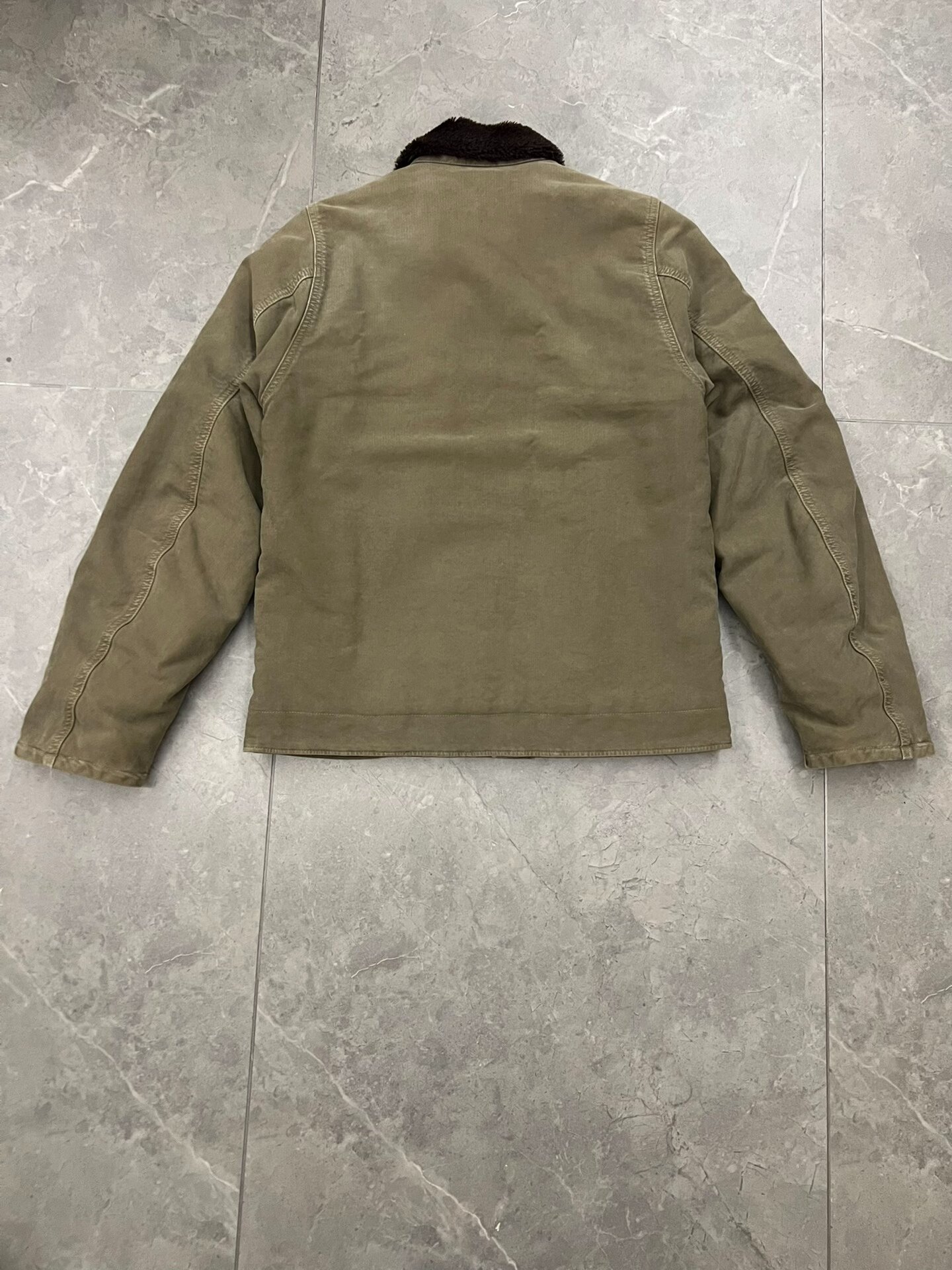 visvim 17AW Deckhand Alpaca Windproof Jacket — front