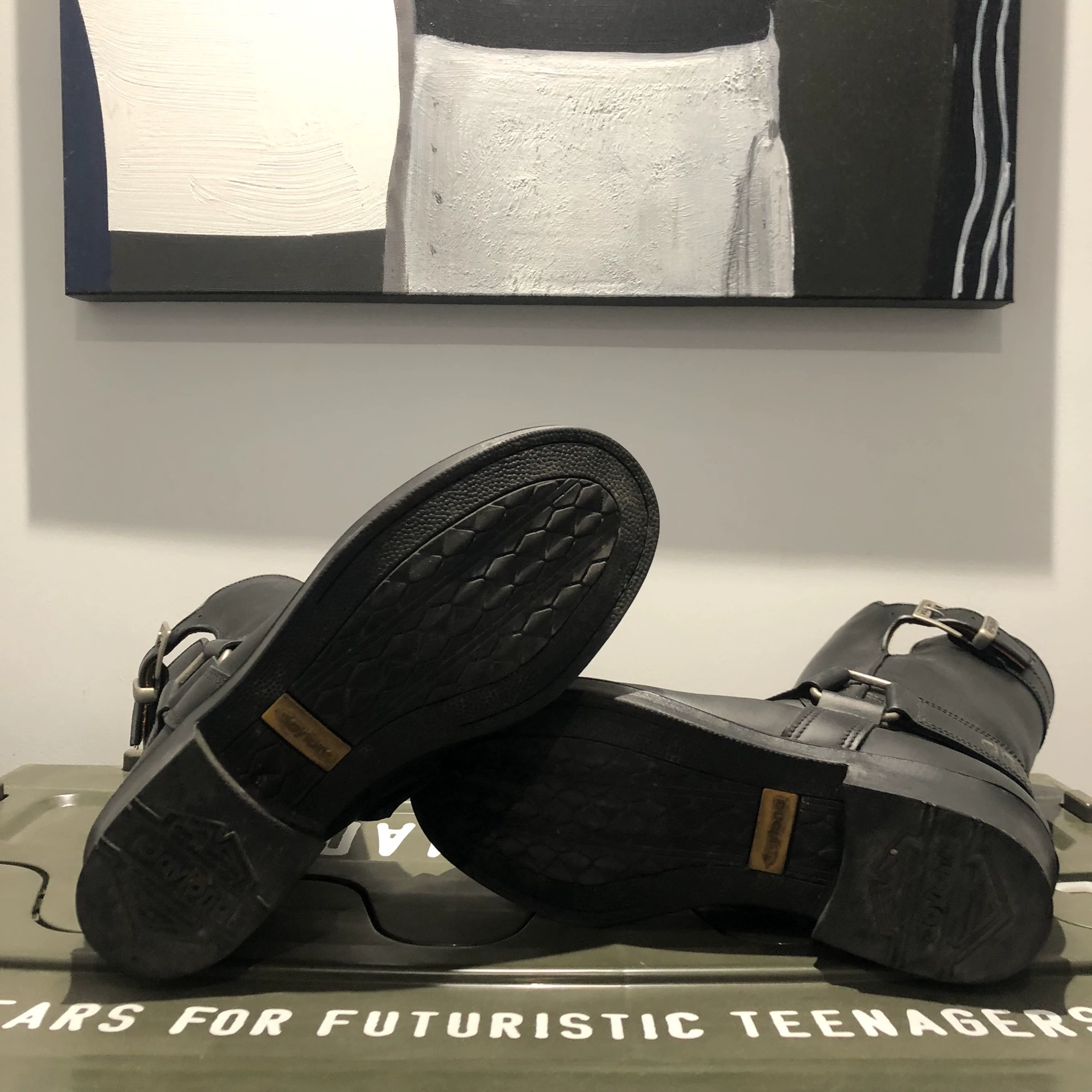 Daytona U M II Summer Motorcycle Boots — label