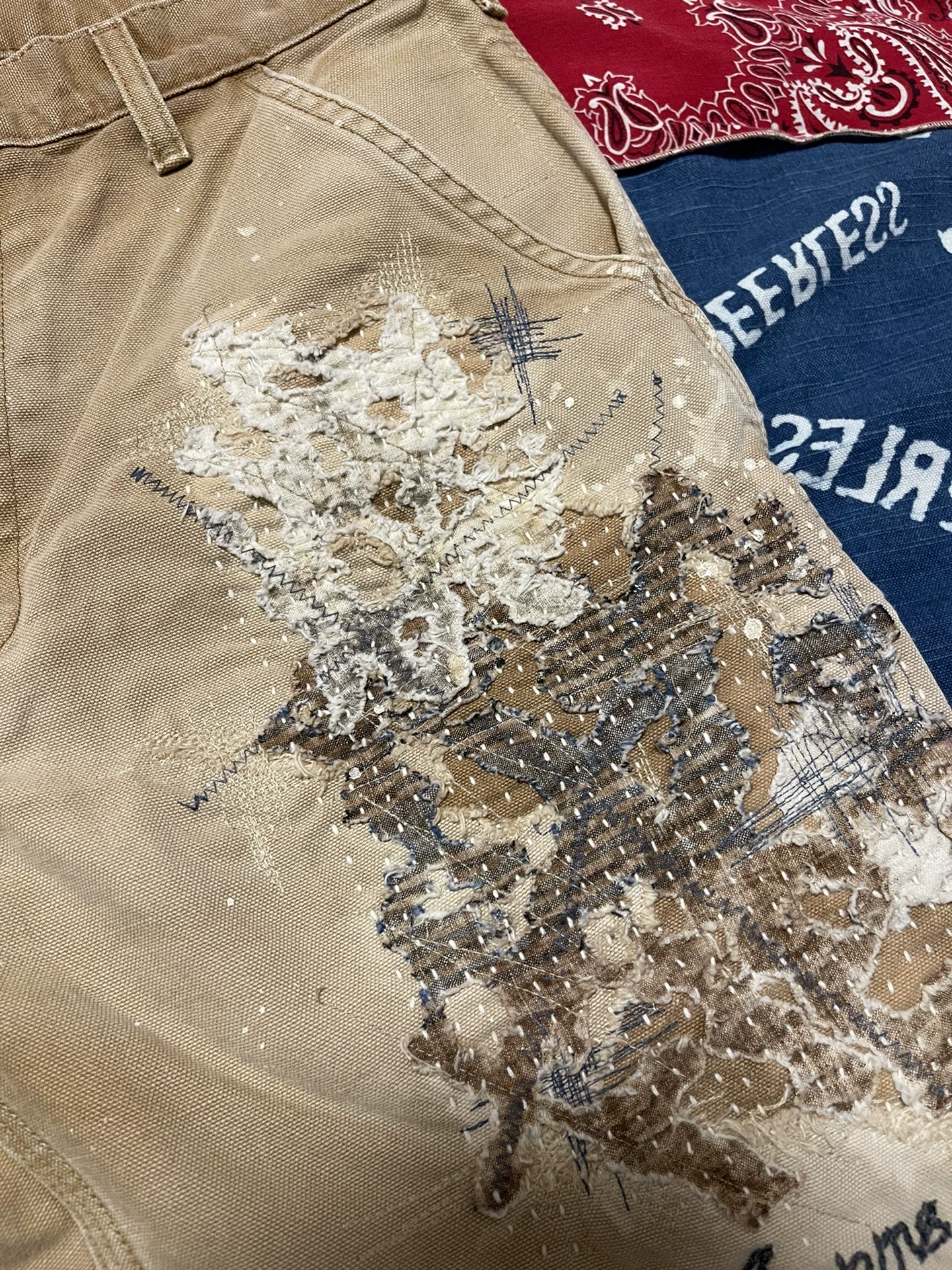 Carhartt Vintage B01 Boro Shorts — back