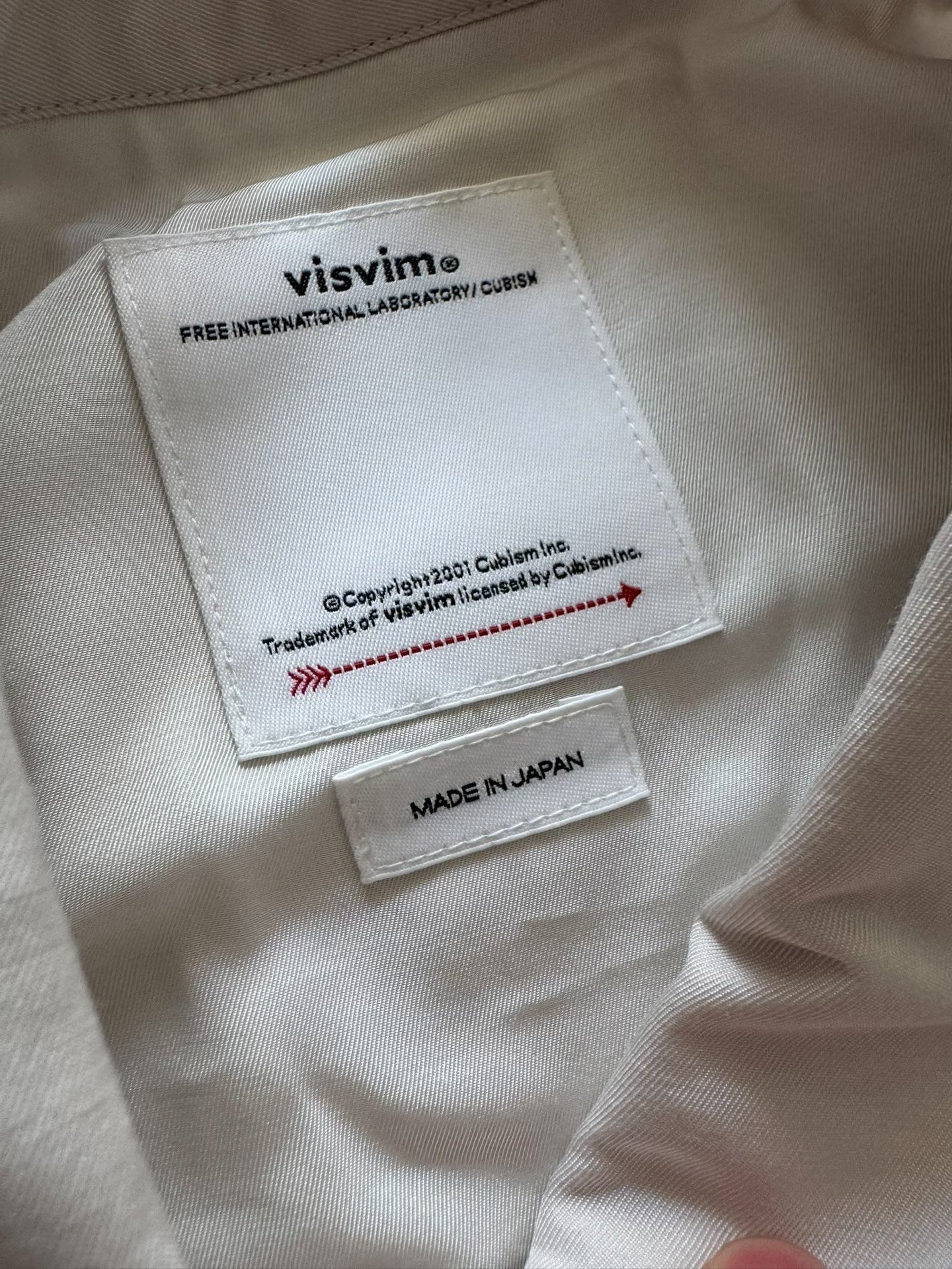 VISVIM 25SS SOMER SWING TOP Jacket — label