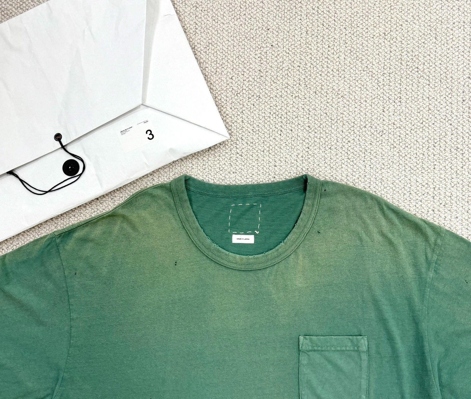 VISVIM AMPLUS CRASH S/S Tee — label