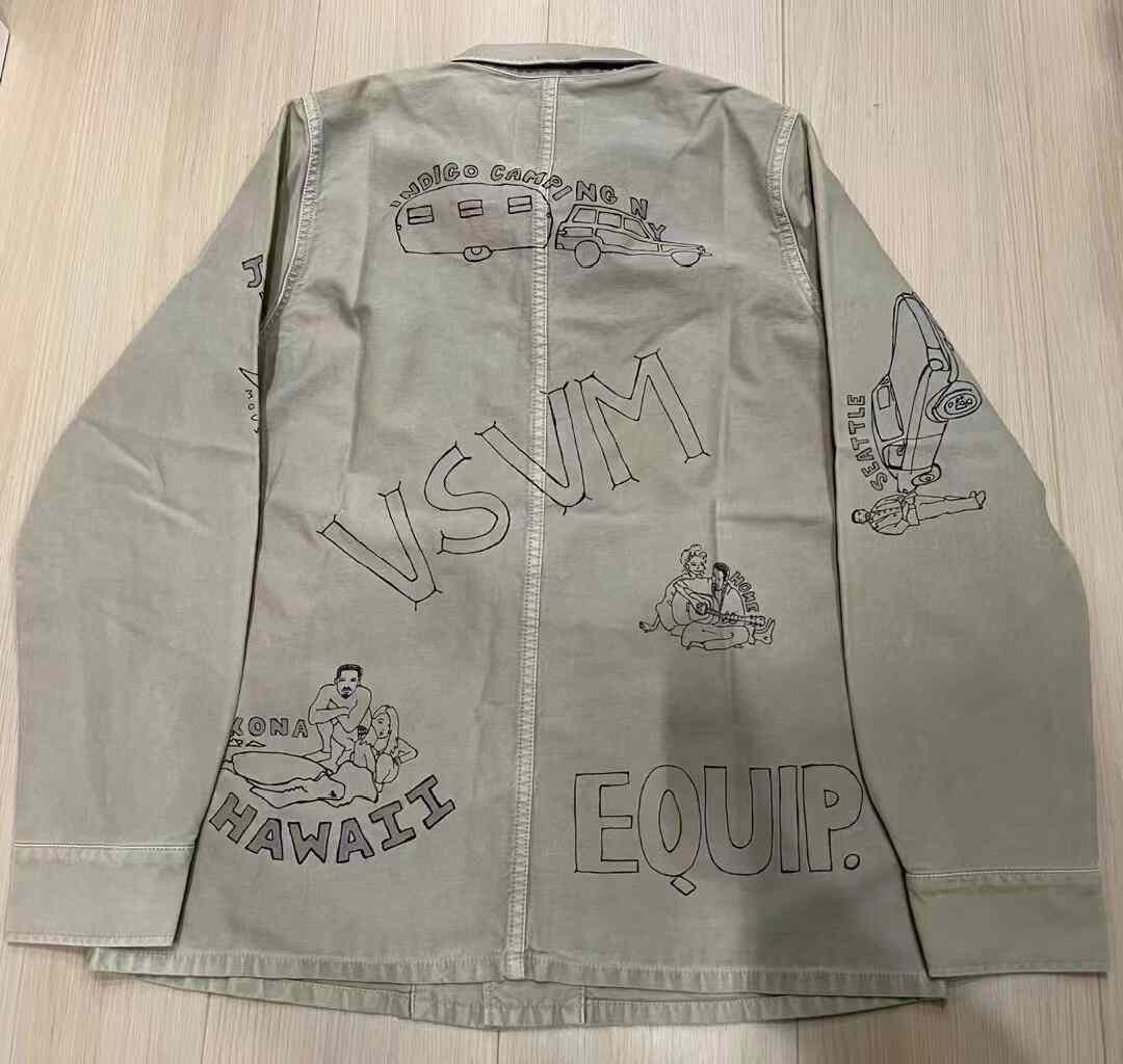 visvim 15AW Travail Coverall Sketches — back