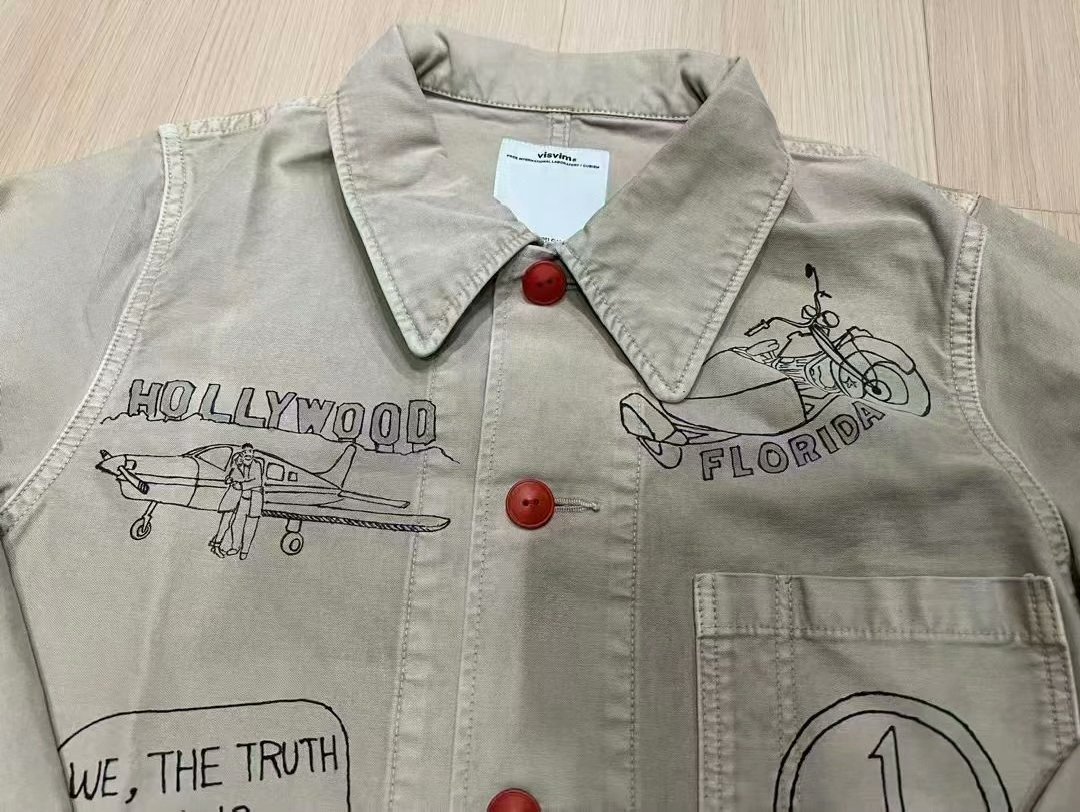 visvim 15AW Travail Coverall Sketches — front