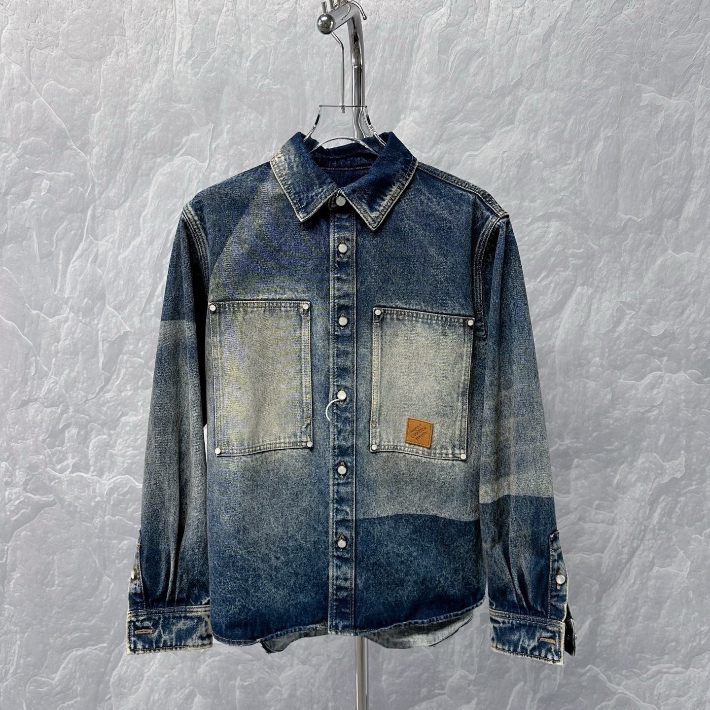 Louis Vuitton SS25 Washed Denim Shirt Jacket