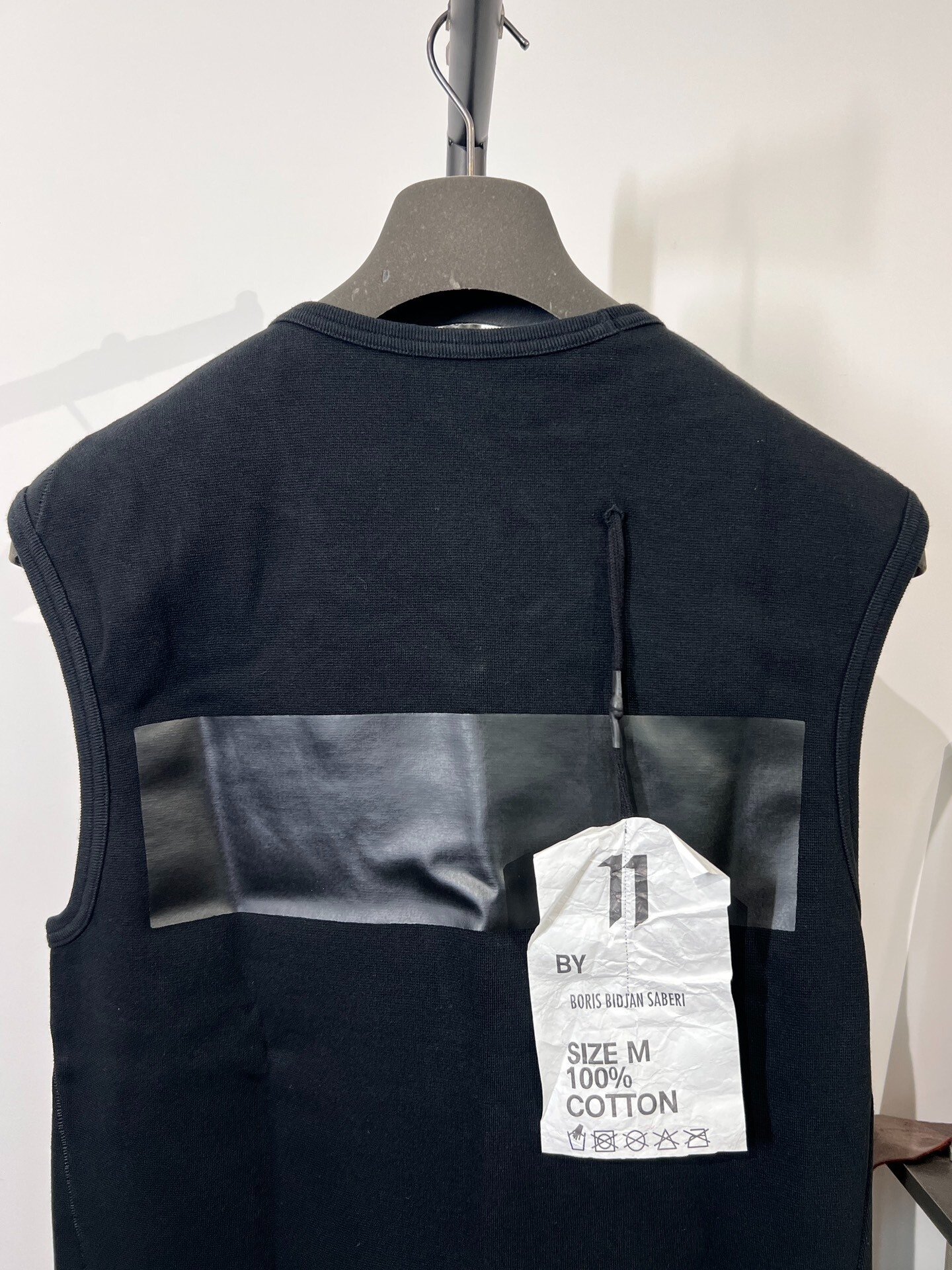 Boris Bidjan Saberi 11by bbs V1 V-neck Vest — back