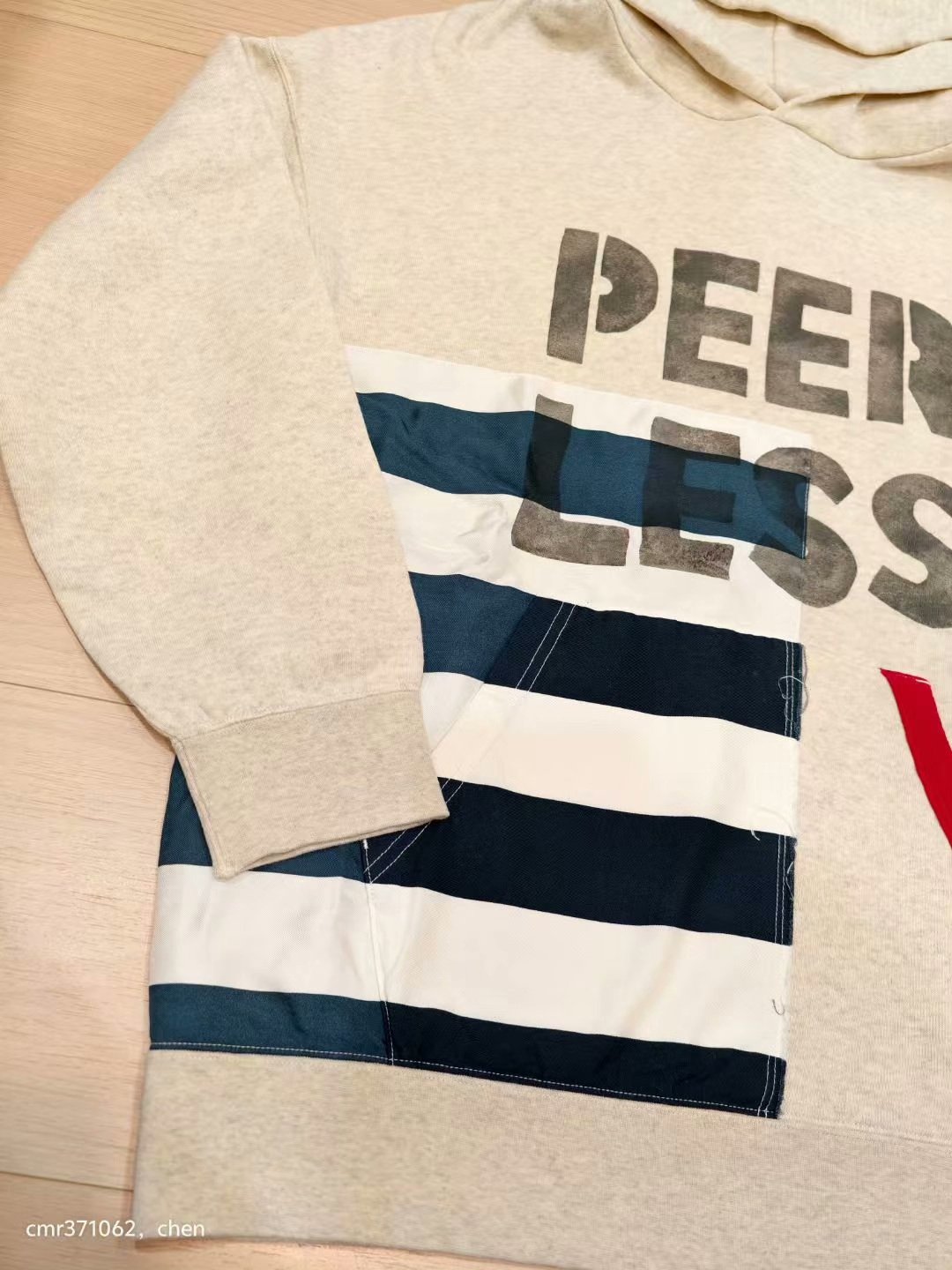 visvim 19ss Jumbo Hoodie P.O. Collage — front