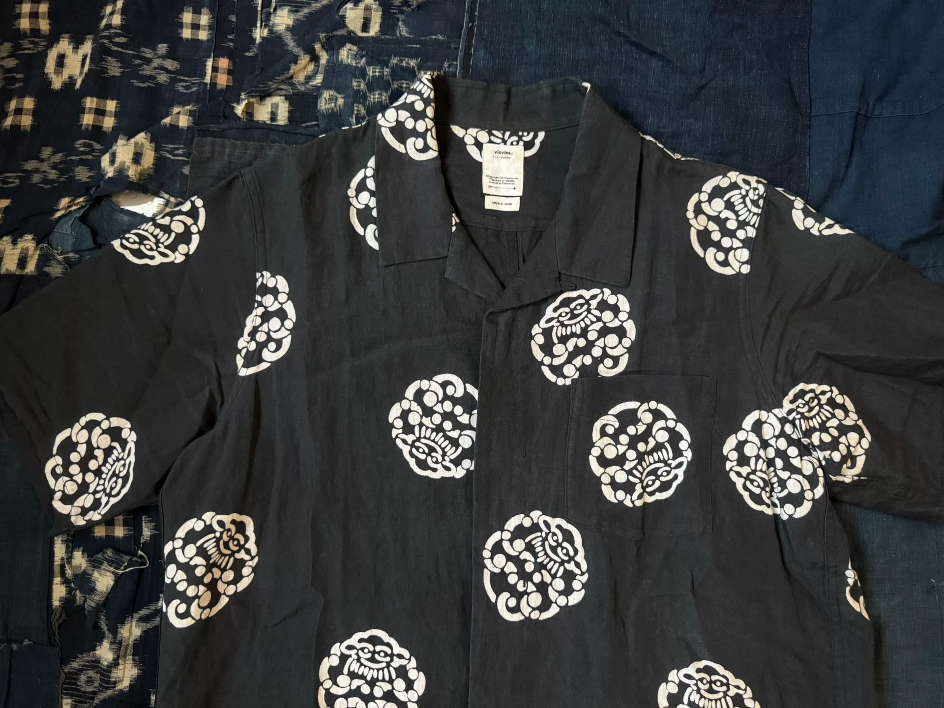 VISVIM 21SS FREE EDGE LITTLE CLOUD SHIRT — back
