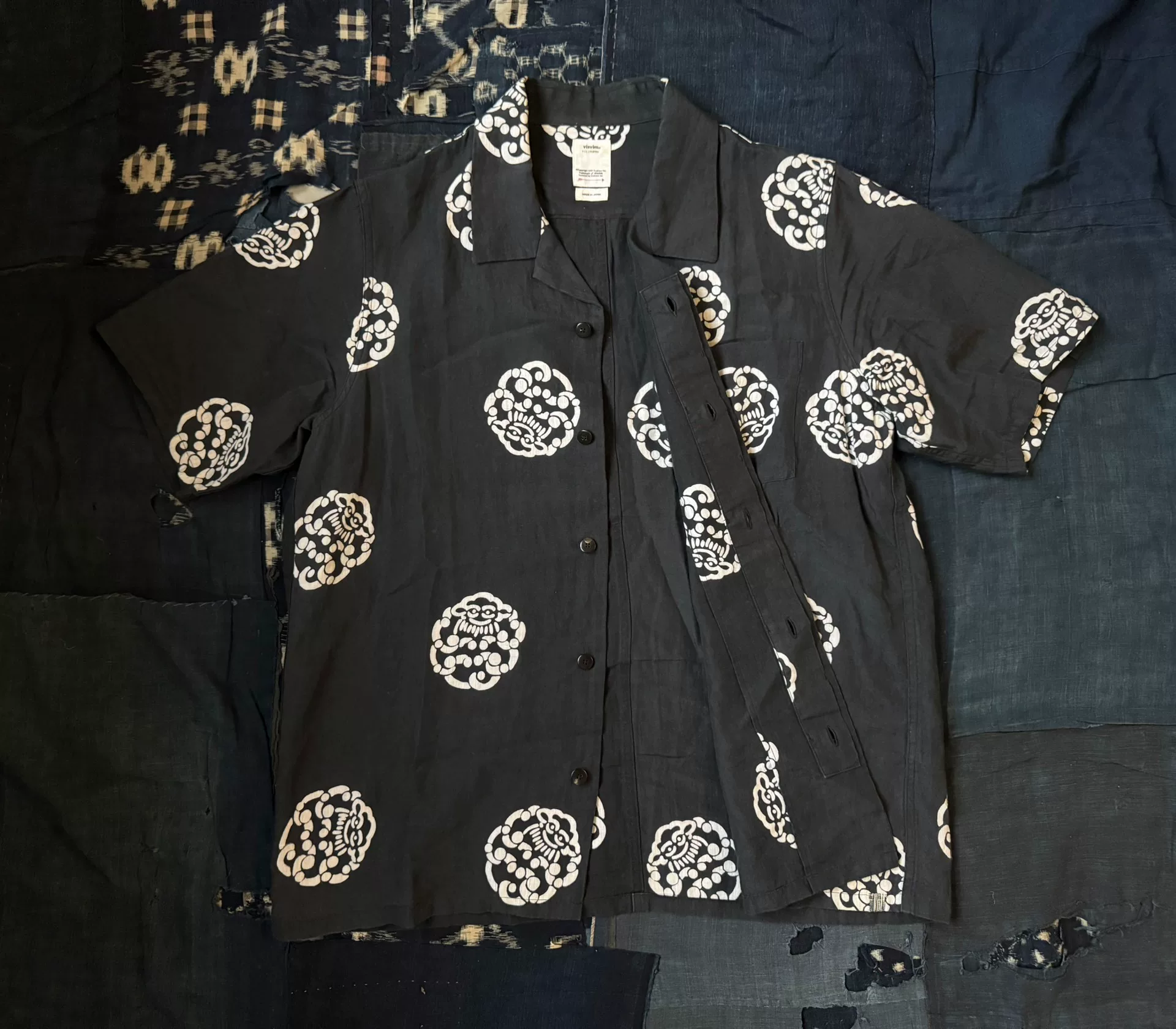 VISVIM 21SS FREE EDGE LITTLE CLOUD SHIRT — front