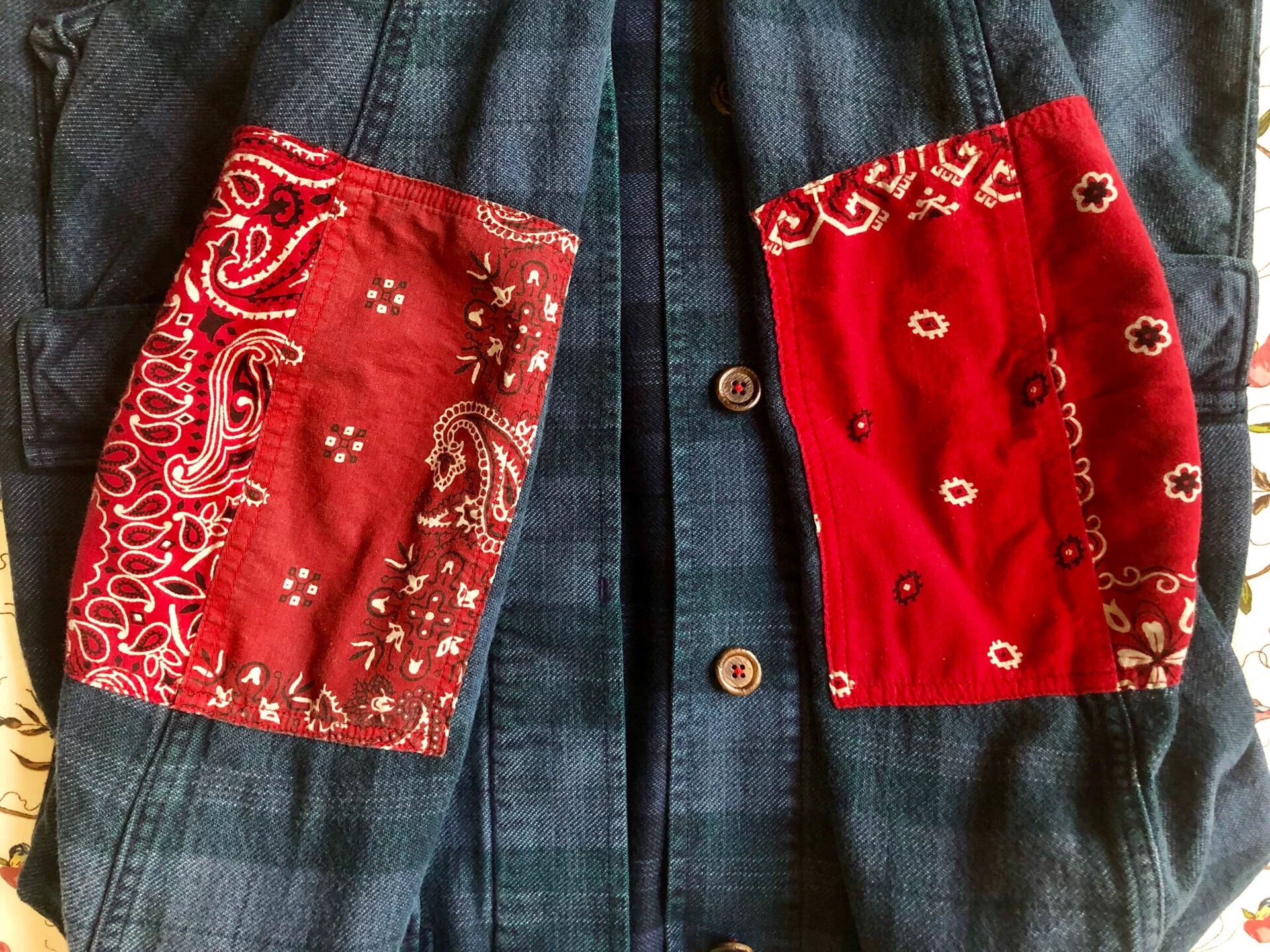 Visvim 13ss Kilgore Indigo Denim Jacket — detail