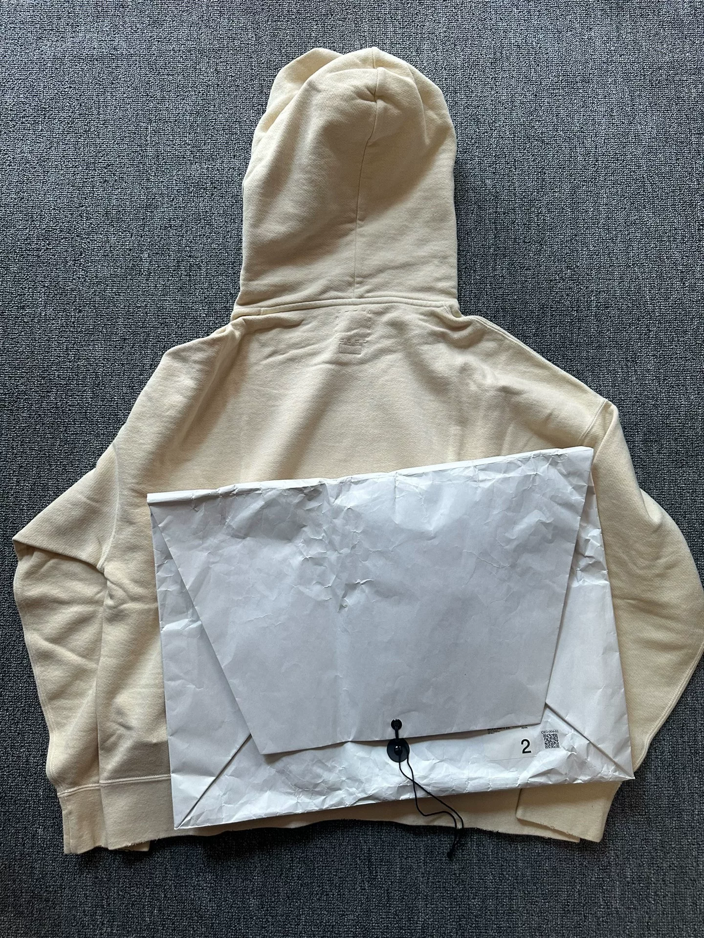 visvim amplus hoodie — label