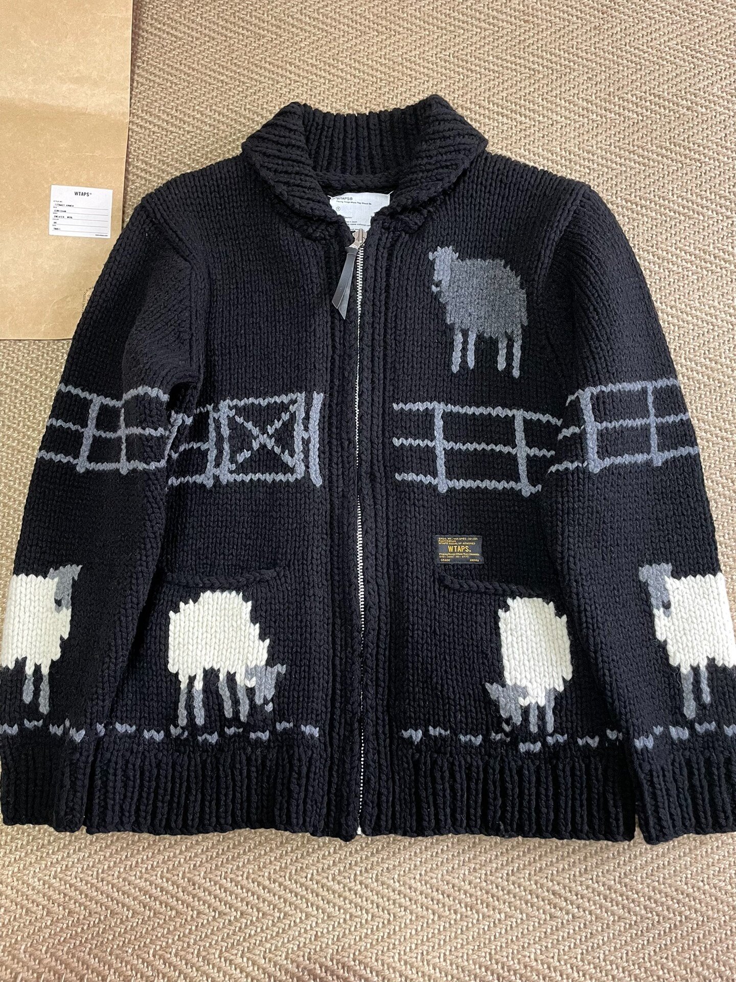 WTAPS Cowichan Wool Sweater Jacket