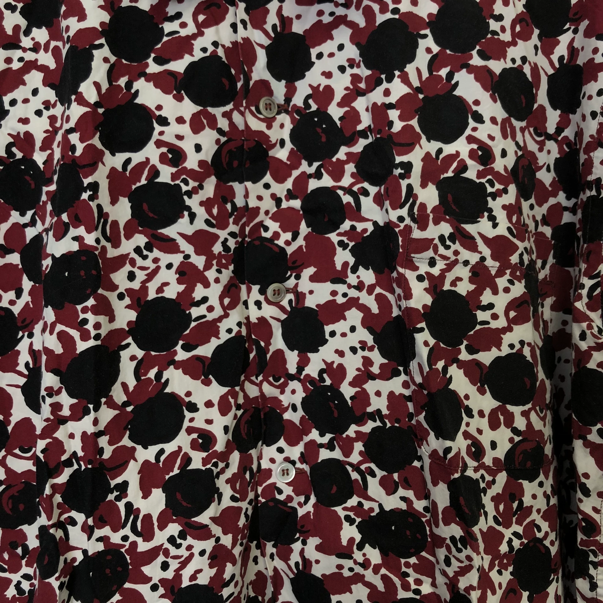 Yohji Yamamoto 90s Japanese Floral Shirt — back