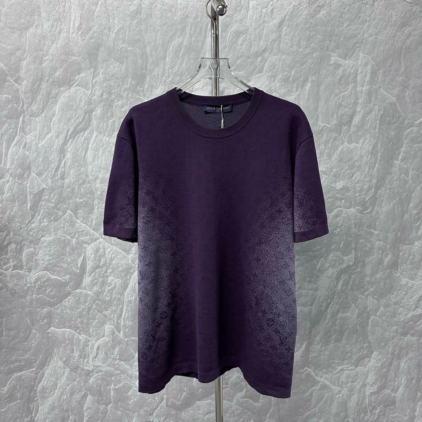 Louis Vuitton SS26 Gradient Monogram Knit Top — front
