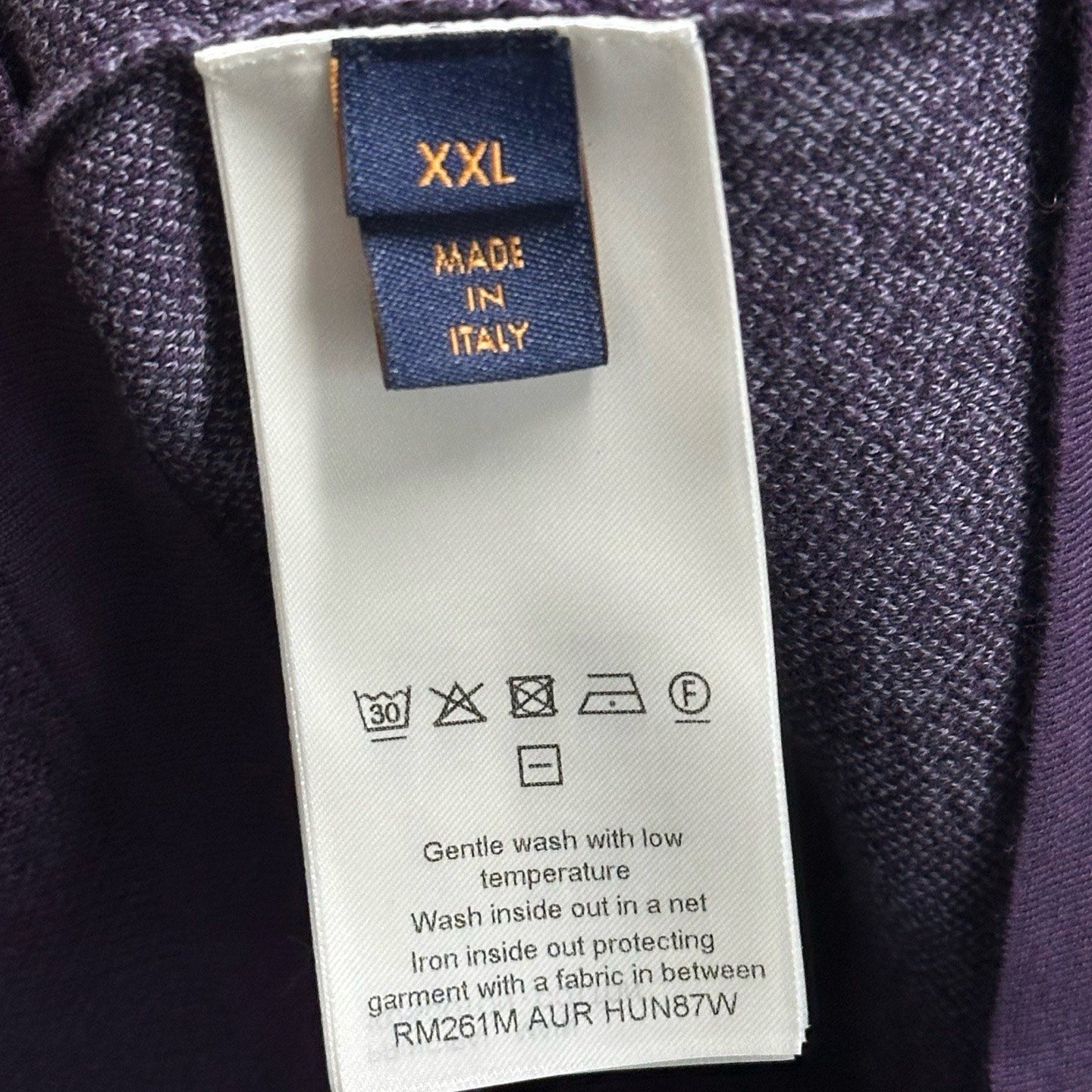 Louis Vuitton SS26 Gradient Monogram Knit Top — label