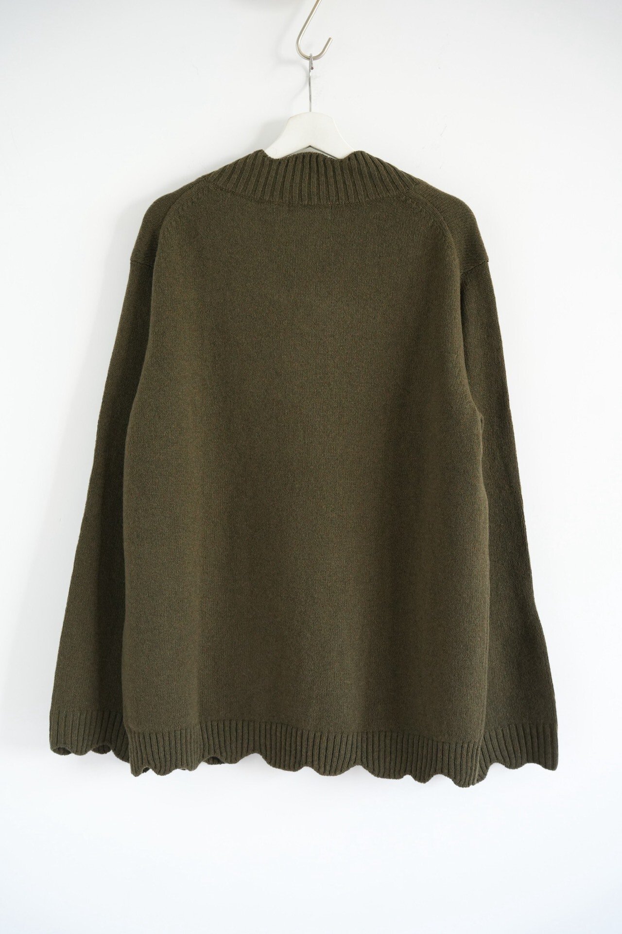 Yohji Yamamoto 24AW Wave Collar Sweater — front