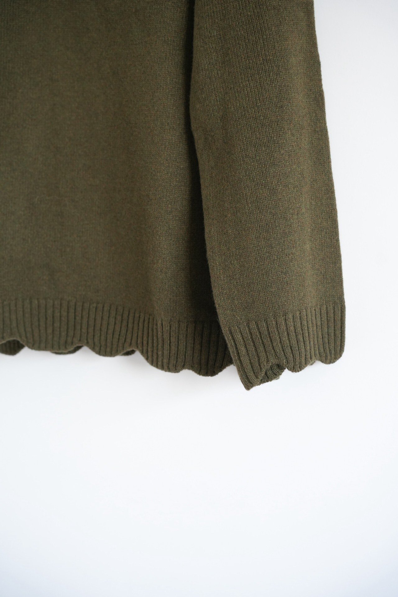Yohji Yamamoto 24AW Wave Collar Sweater — label